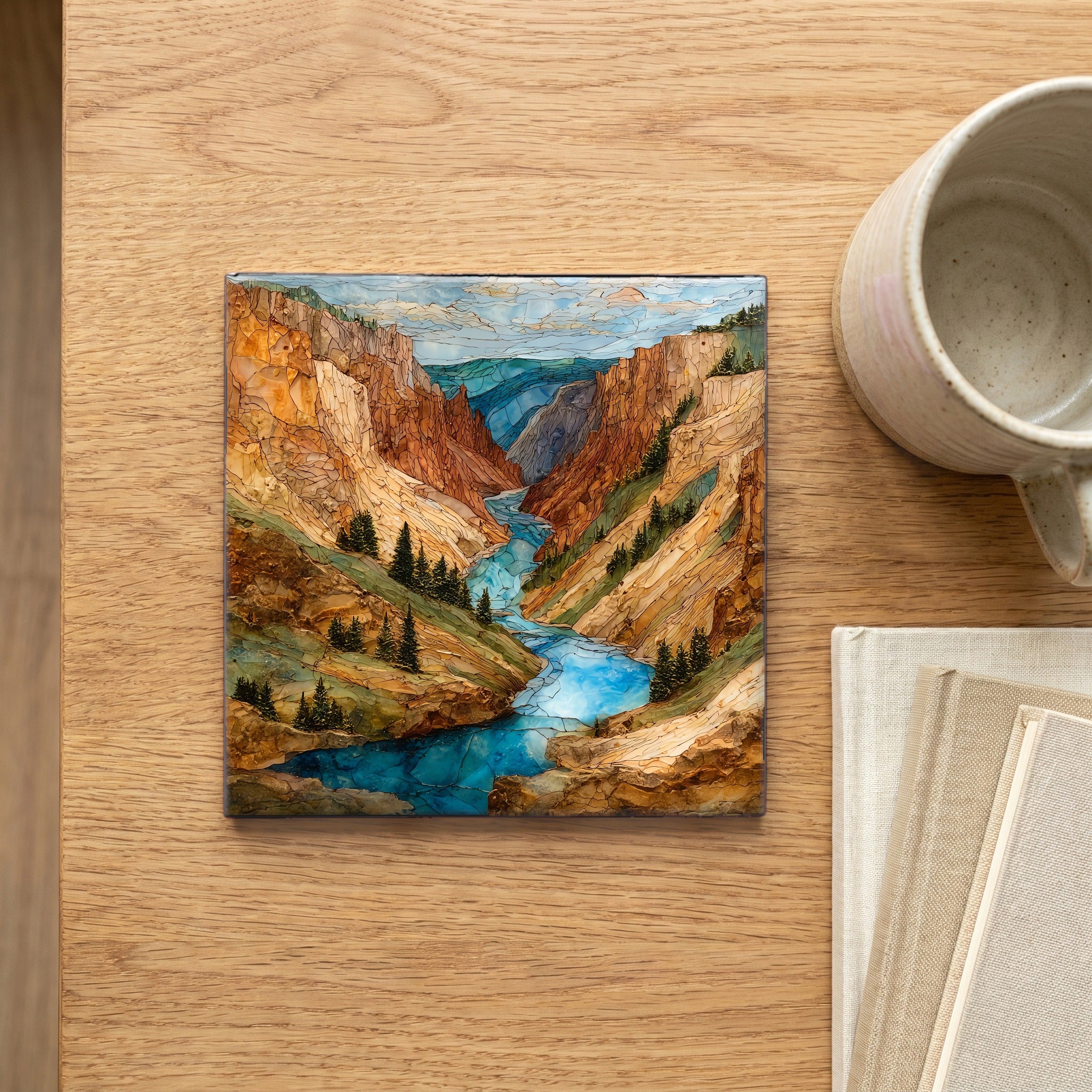Bighorn Canyon cutting into — scale
