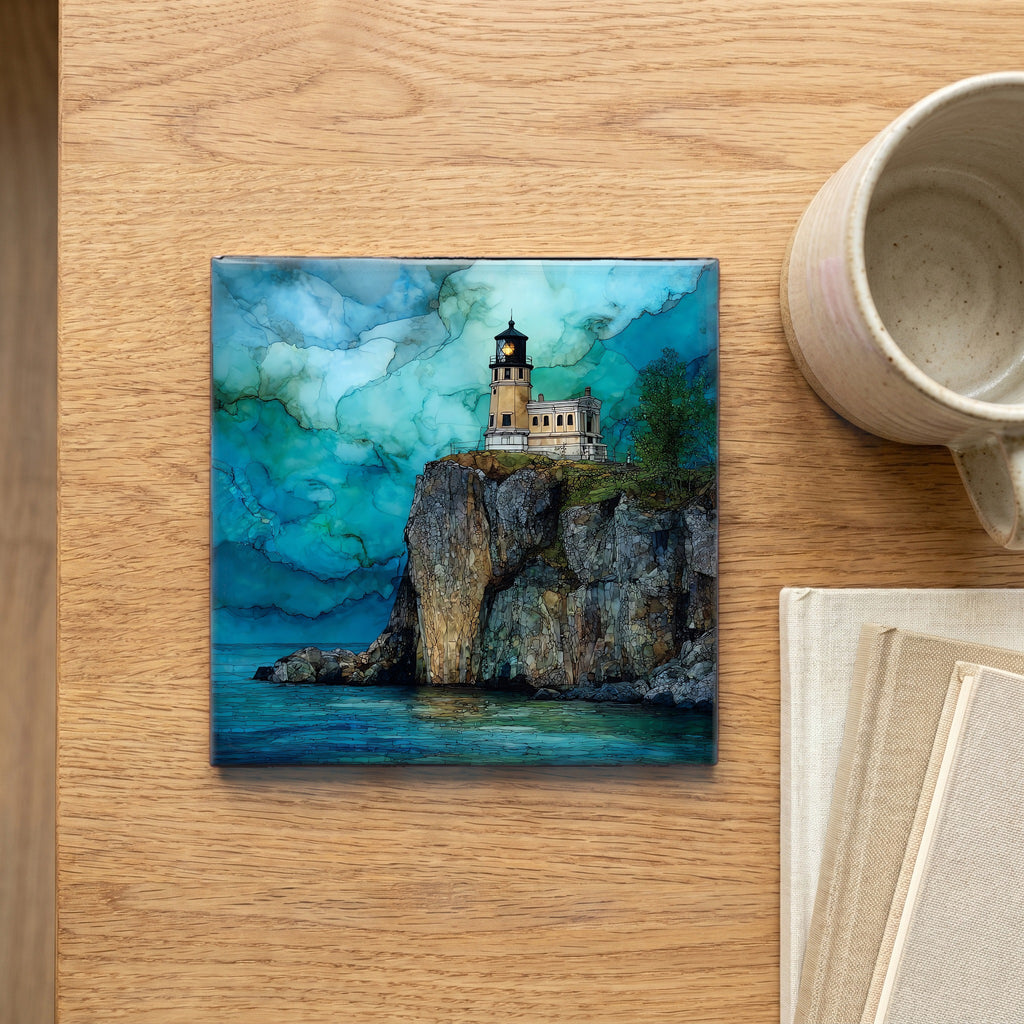 Split Rock Lighthouse on — scale