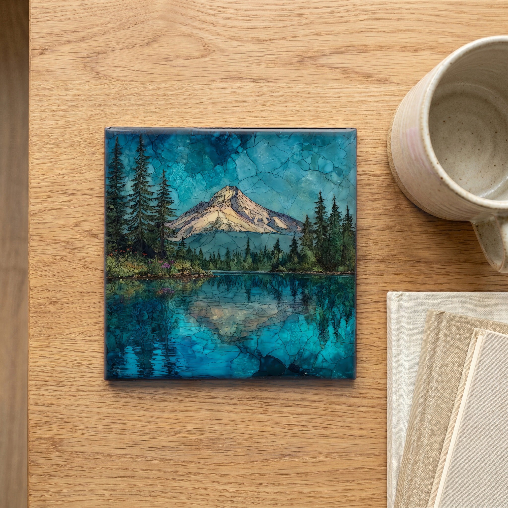 Mount Hood reflected — scale