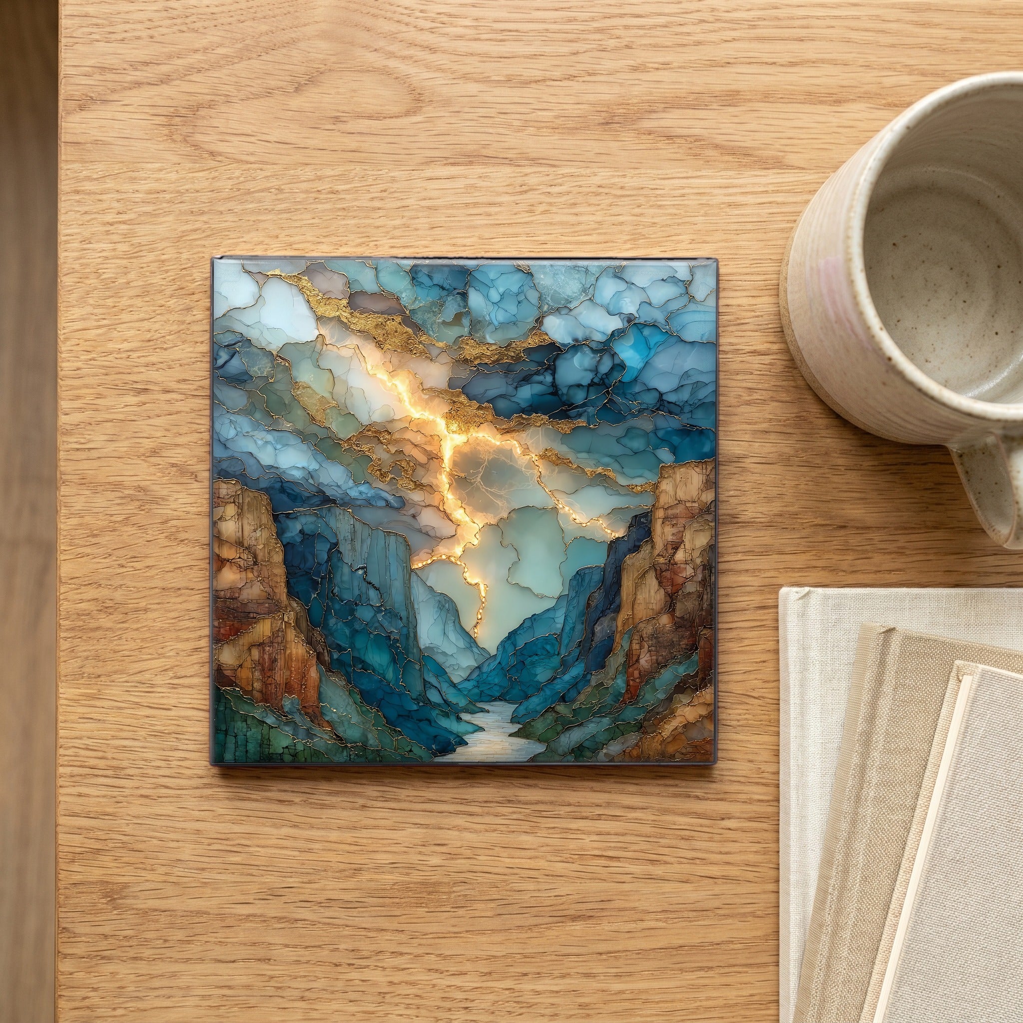 a Zion monsoon thunderstorm — scale