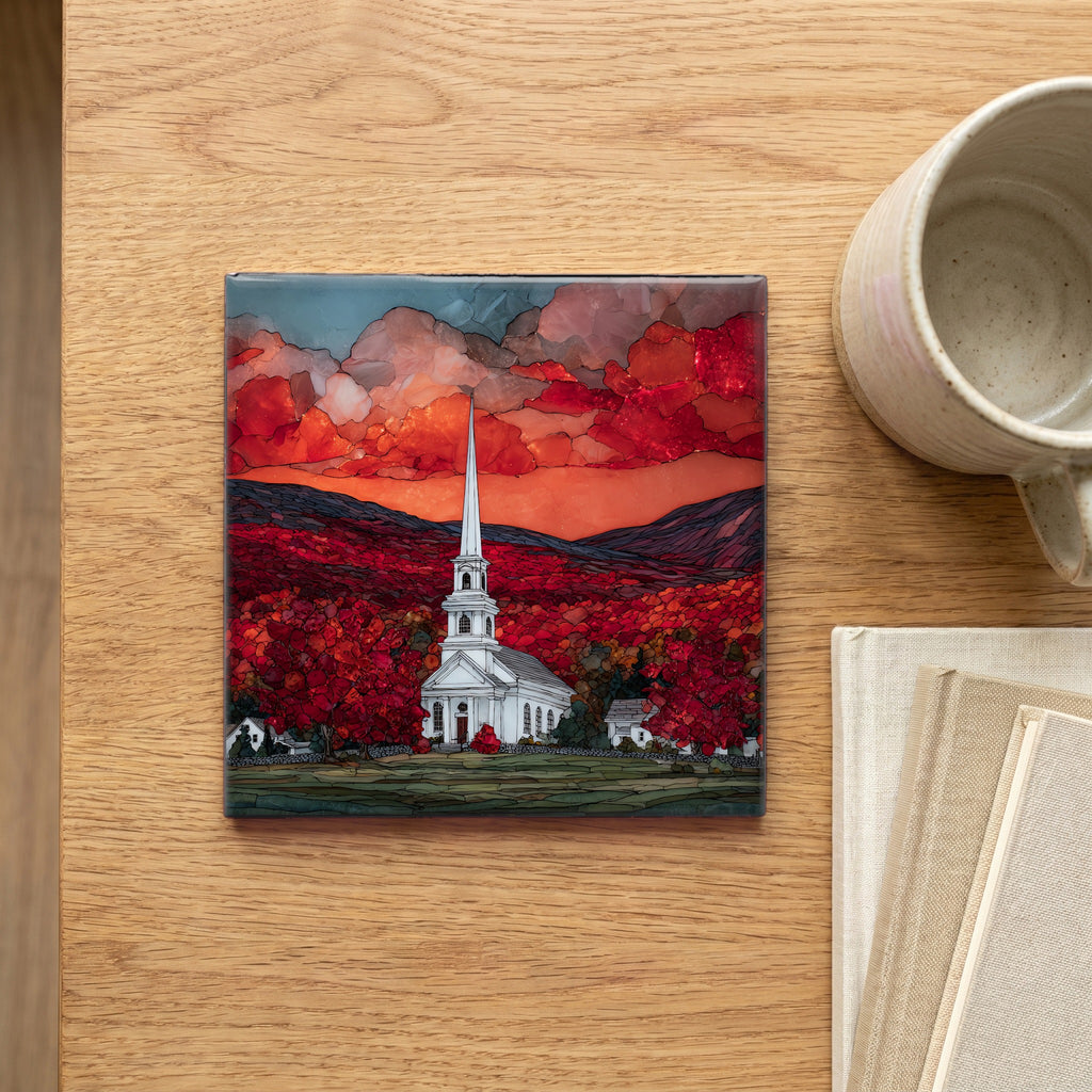 the Stowe Community Church — scale