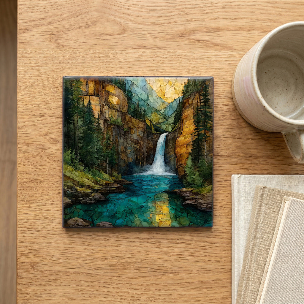 St Mary Falls — scale