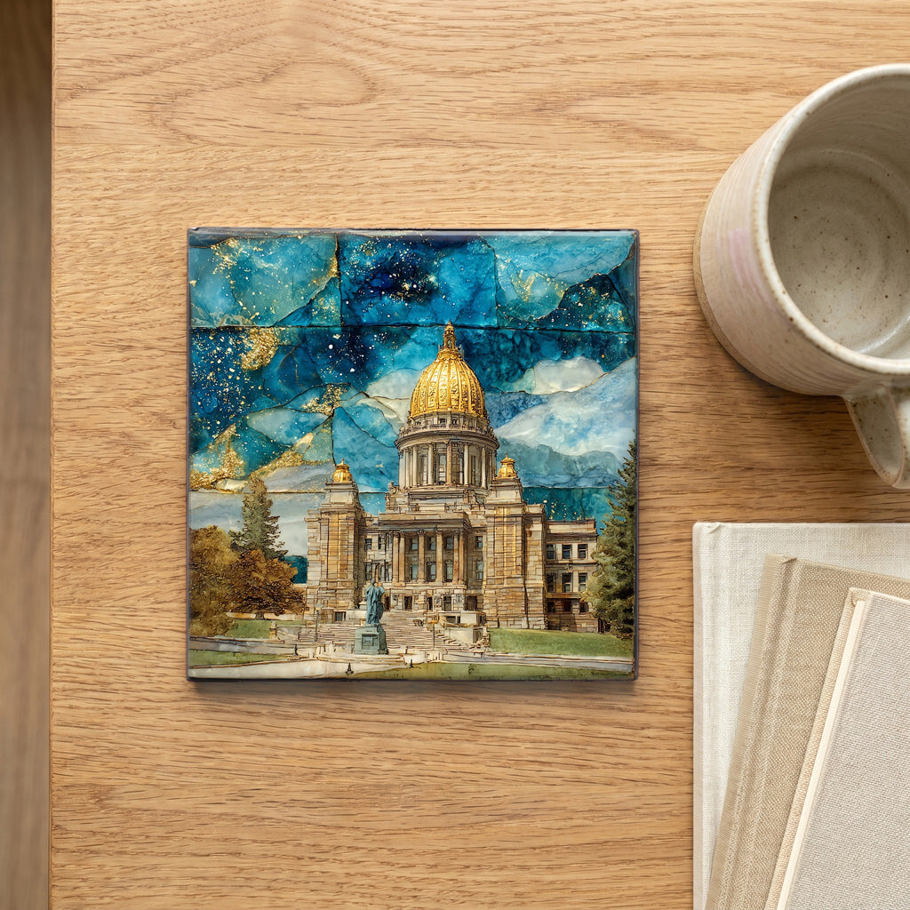 the Wyoming State Capitol — scale