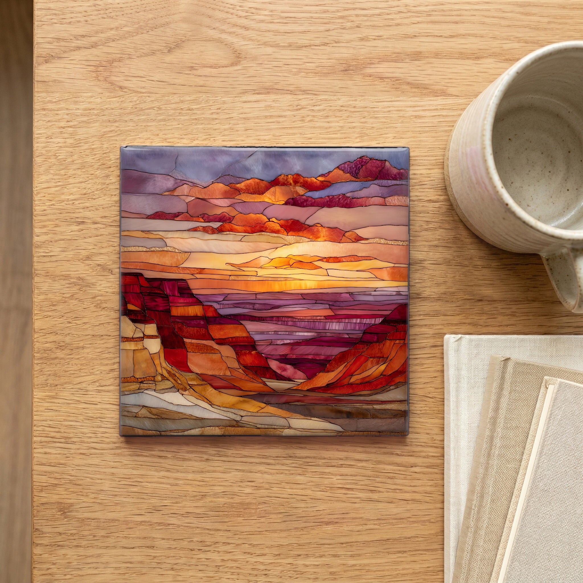Painted Desert at sunset Petrified Forest — scale