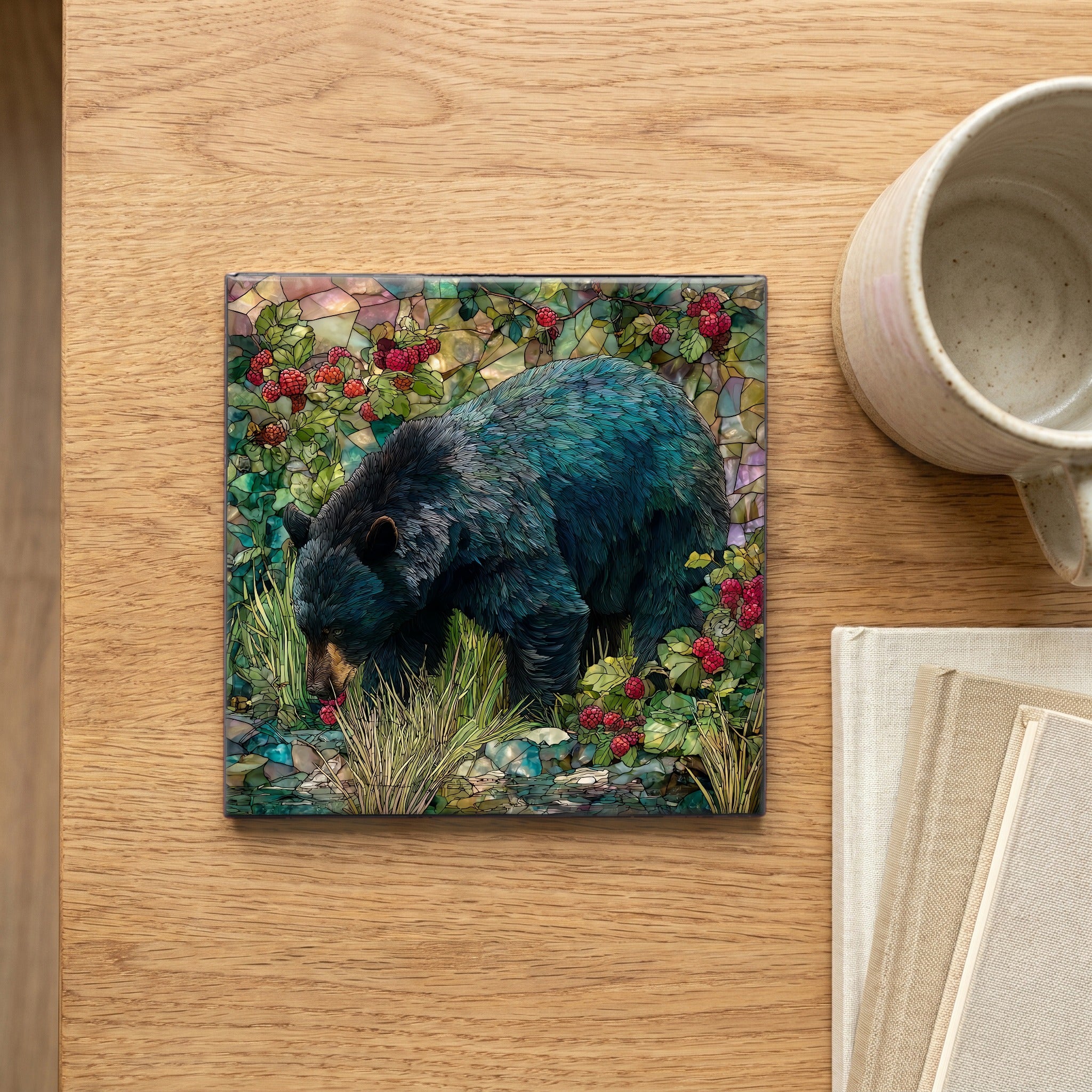 a black bear in — scale