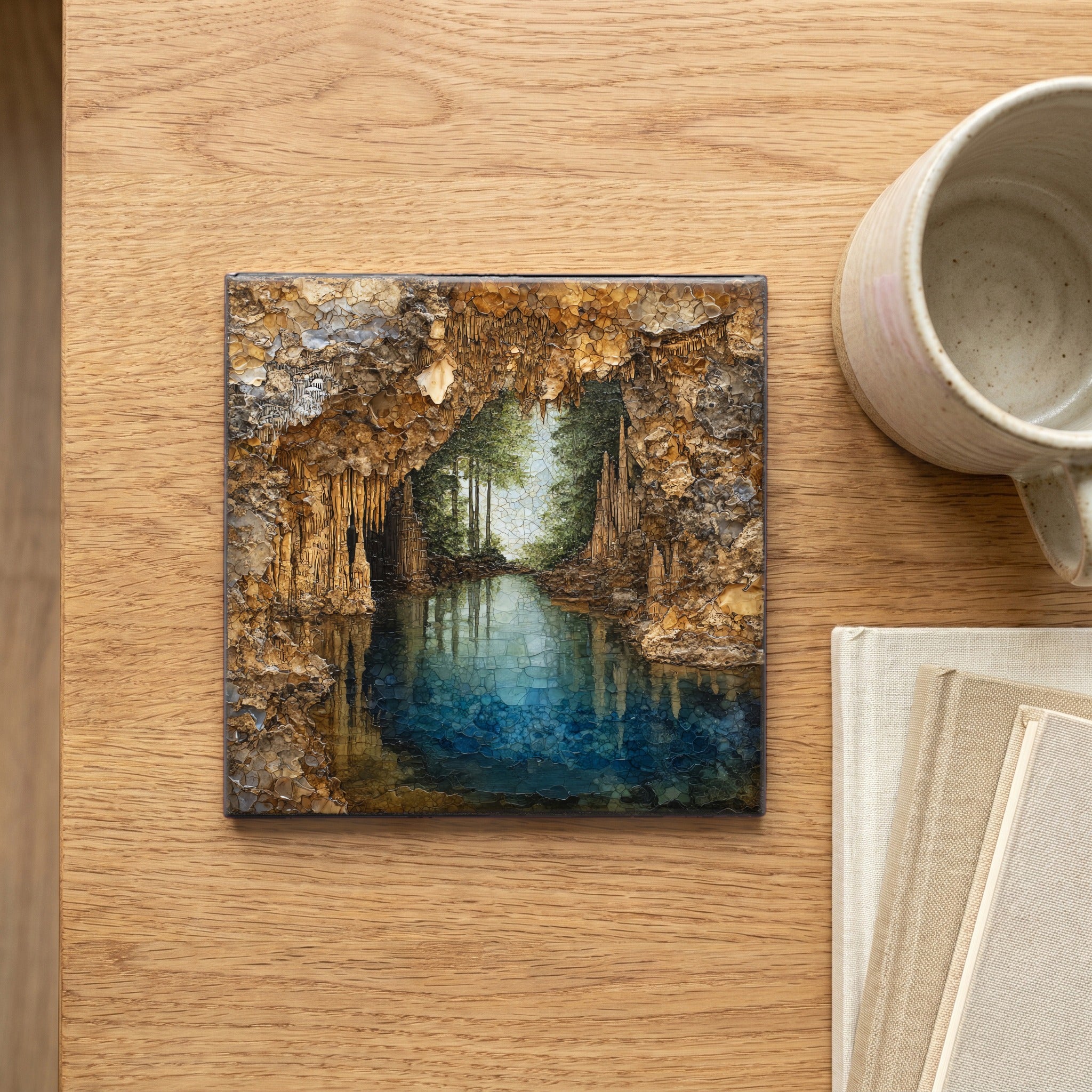 Natural Bridge Caverns in — scale