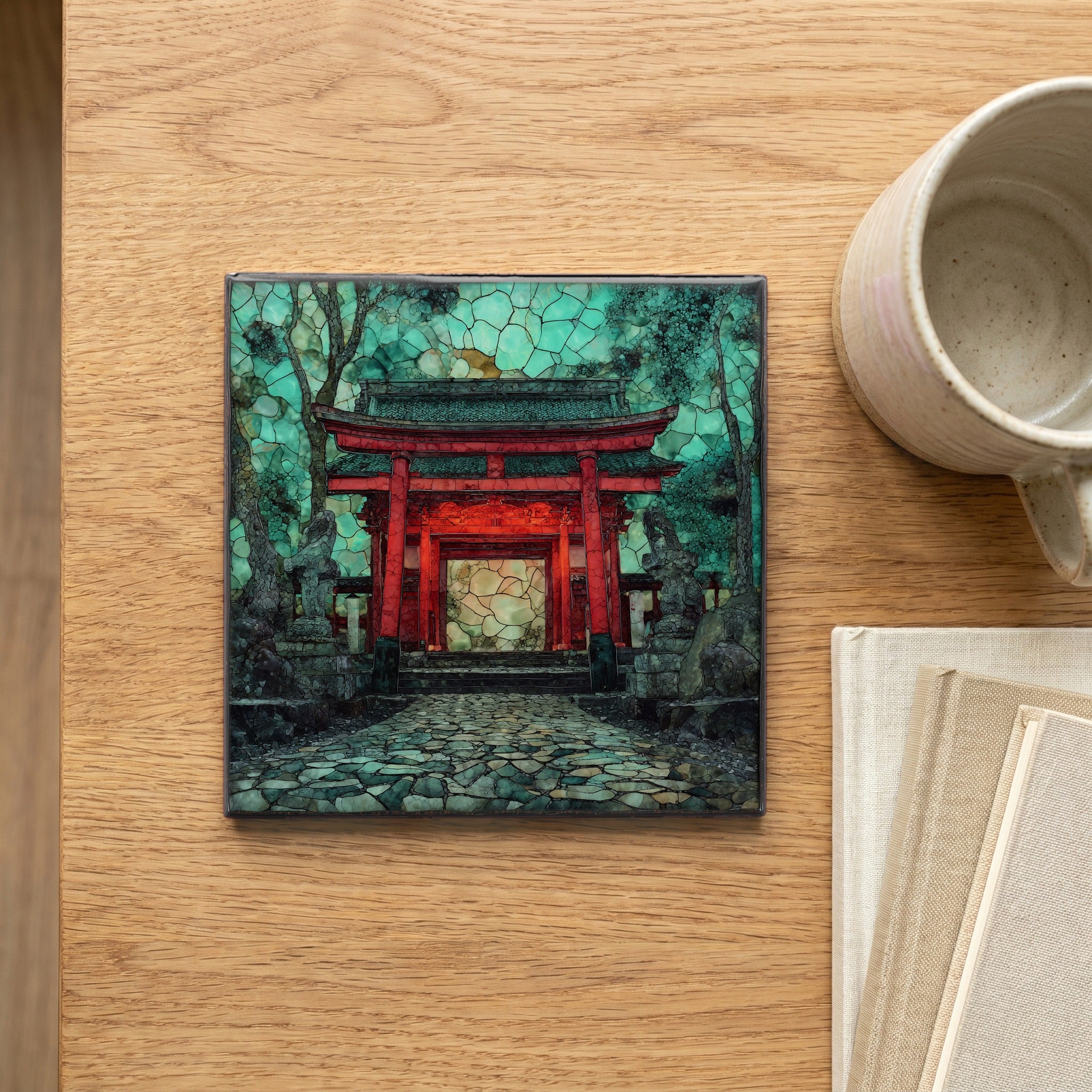 Imamiya Shrine Red Gate — scale