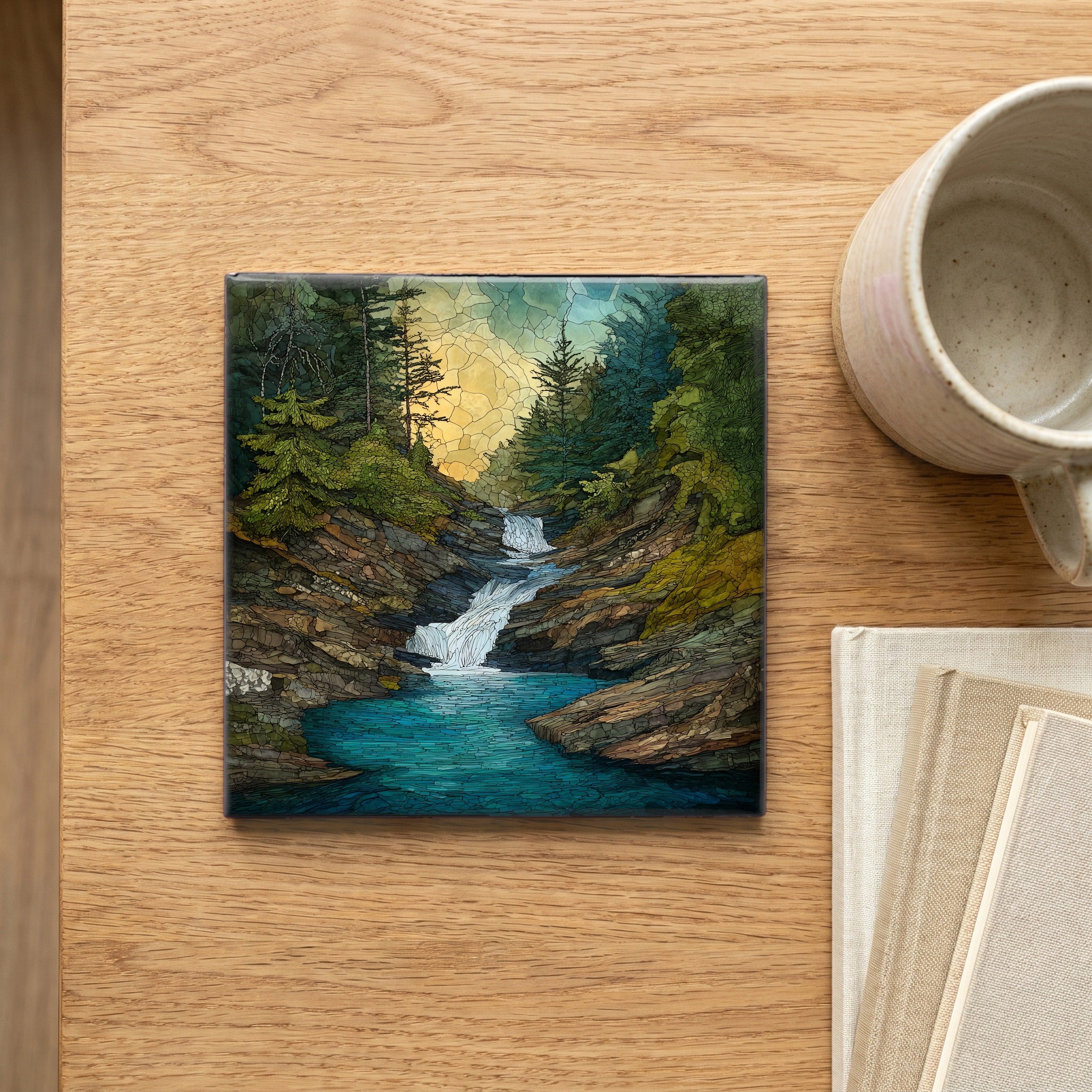 Buttermilk Falls — scale