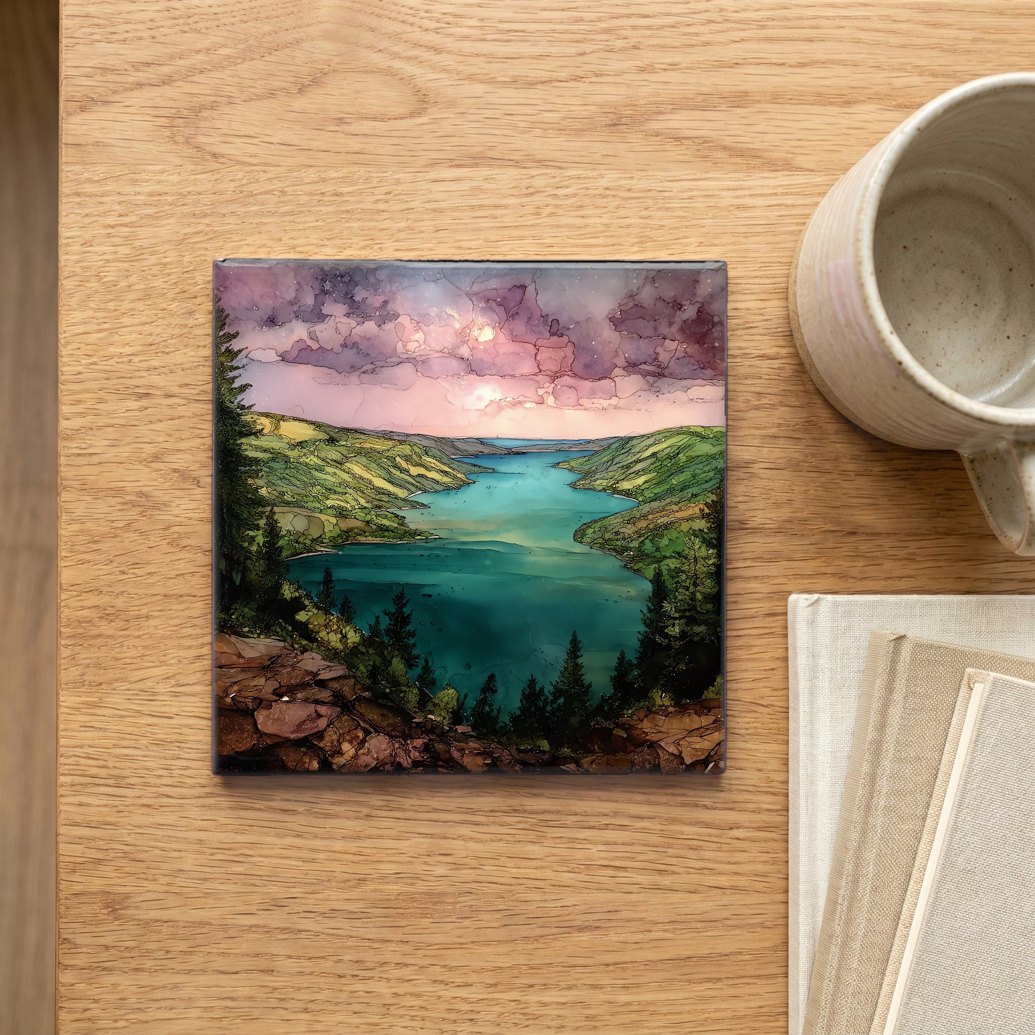 Porcupine Mountains Lake of — scale