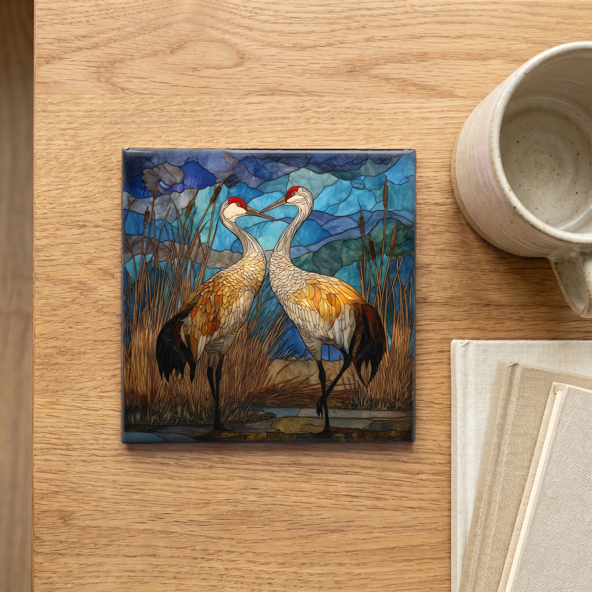 Sandhill Cranes — scale