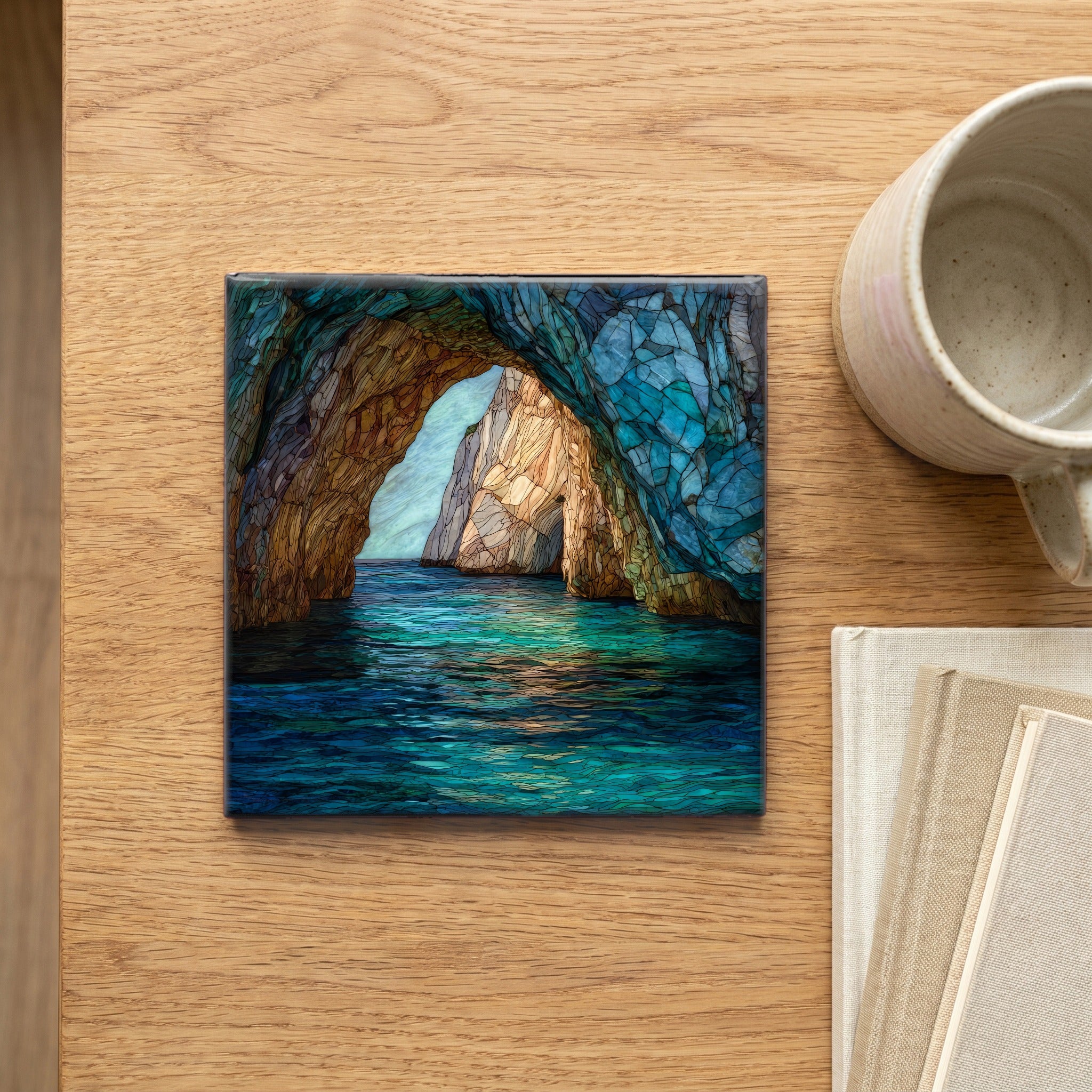 Blue Caves of Zakynthos — scale