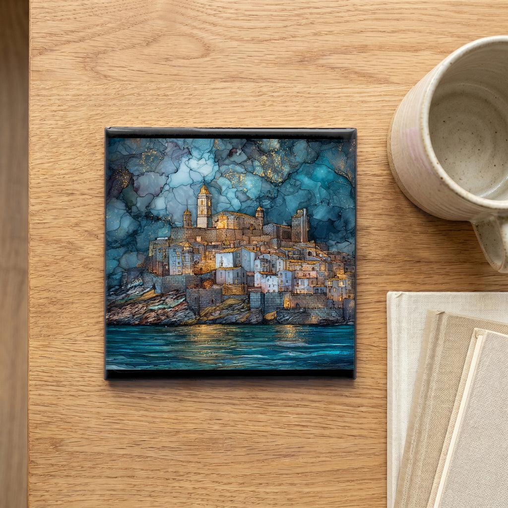 Peniscola Castle Old Town on the Sea — scale