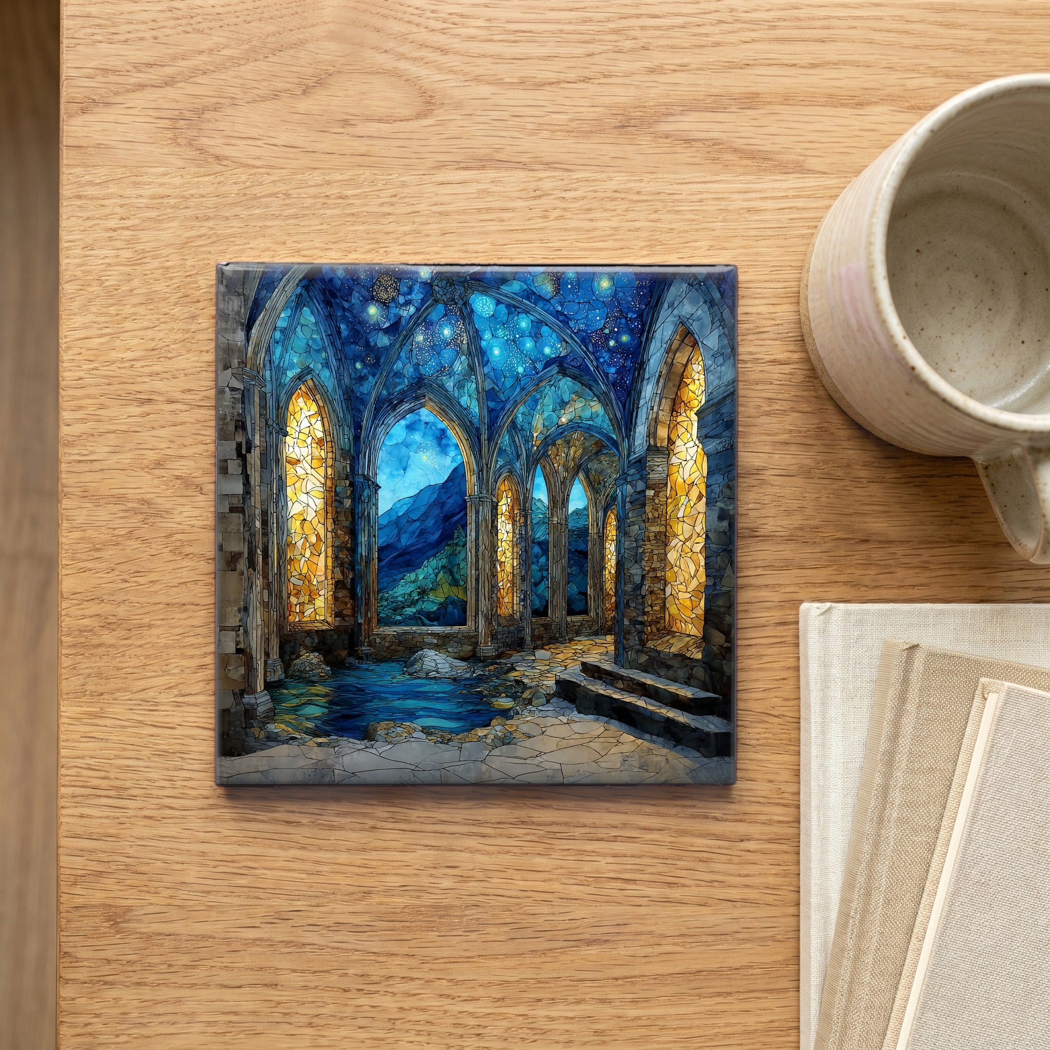 Montserrat Monastery Interior — scale
