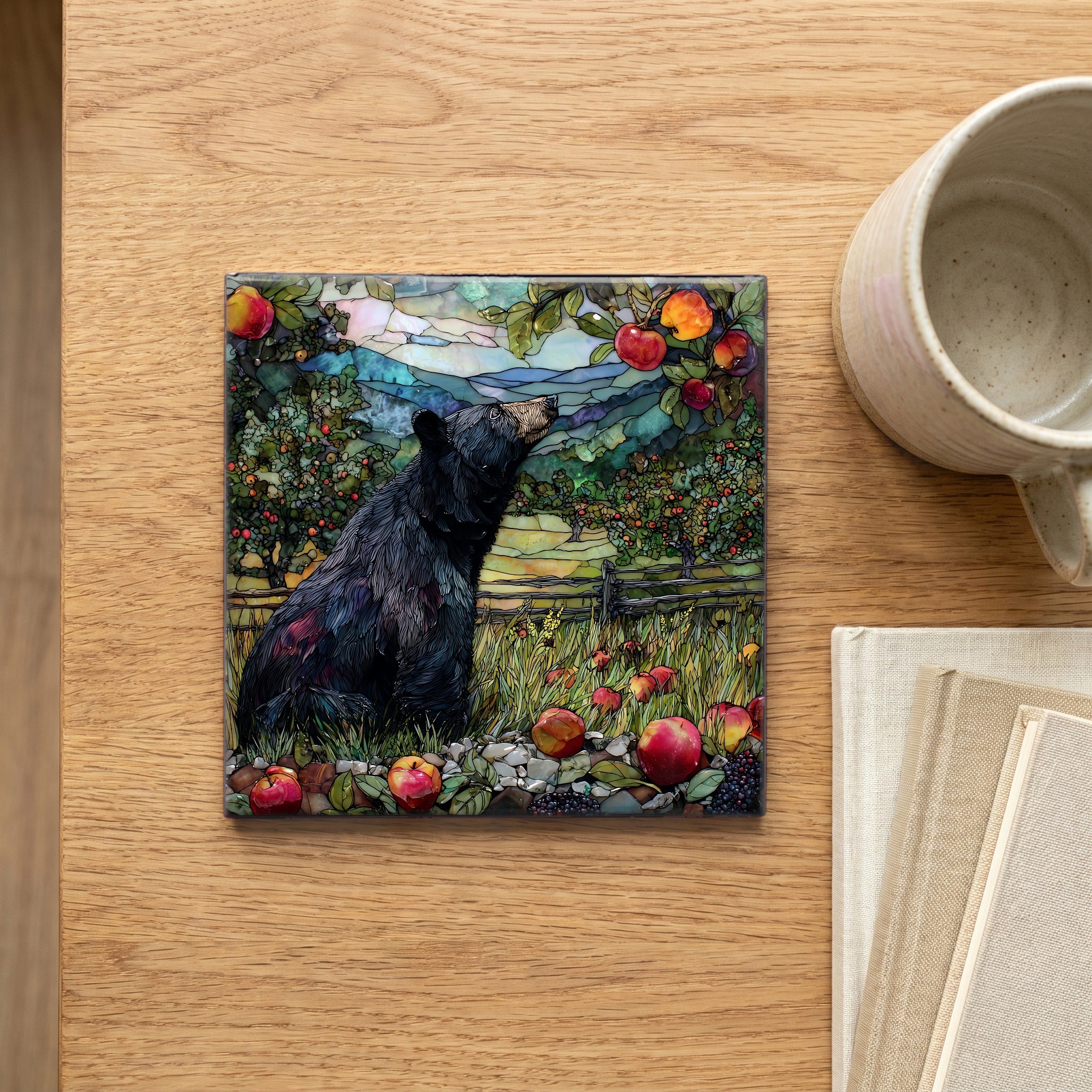 a black bear — scale