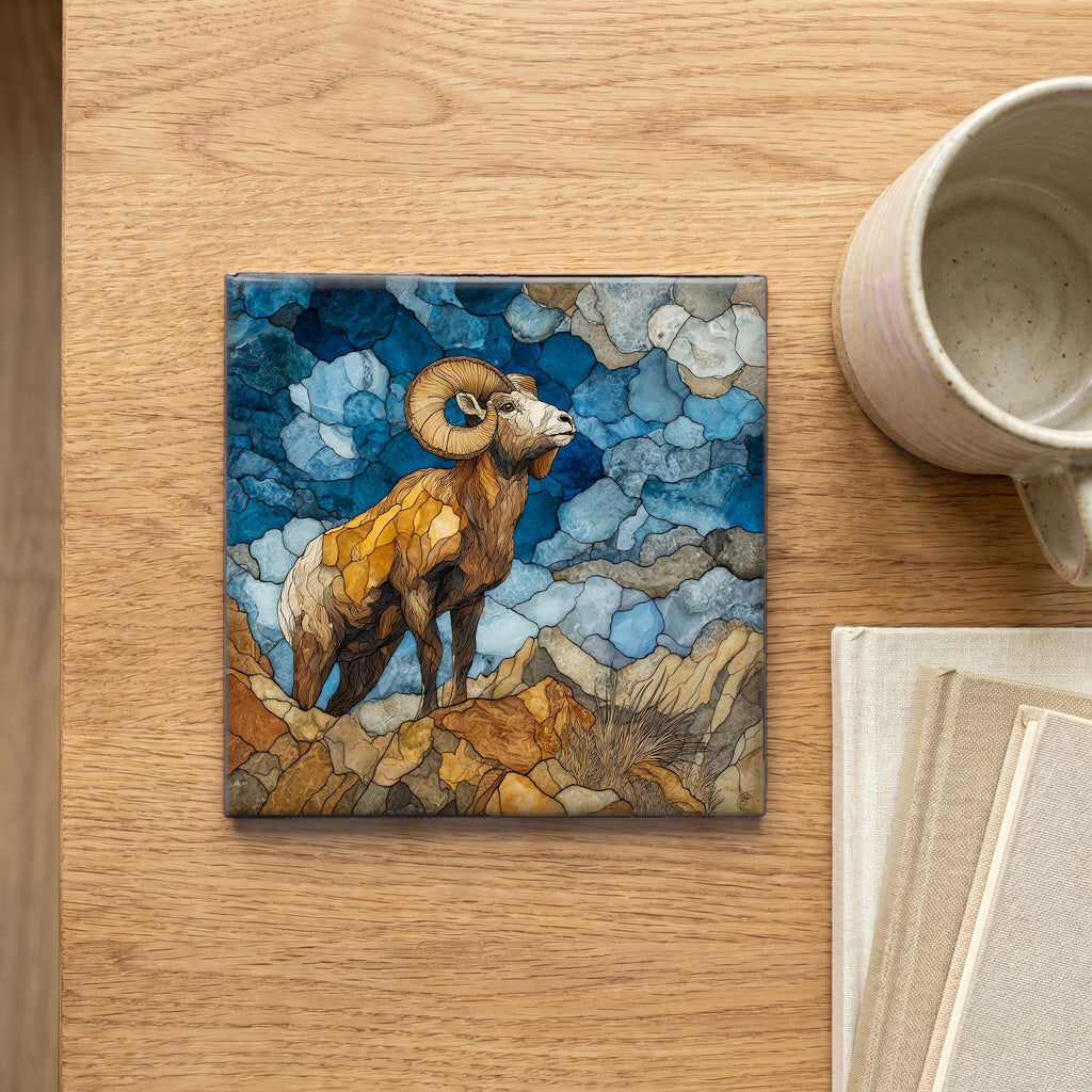 a bighorn sheep on — scale