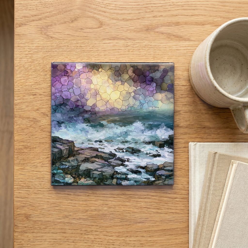 the wild rocky shoreline — scale