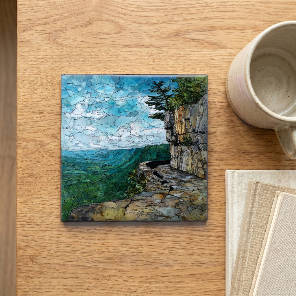 Twenty Minute Cliff Overlook on the — scale