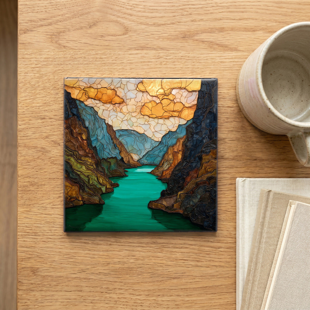 Colorado River below Hoover Dam — scale
