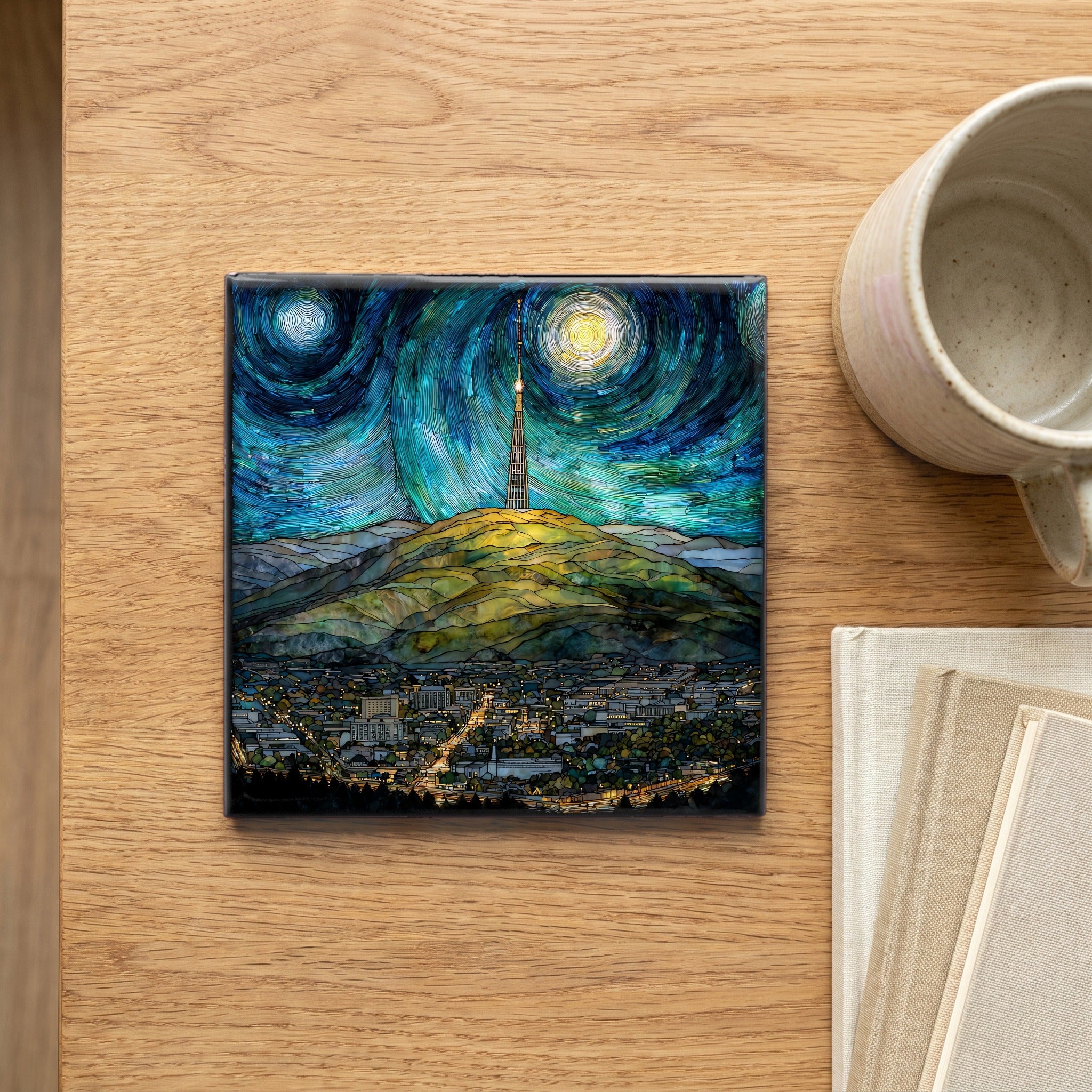 the Mill Mountain Star — scale