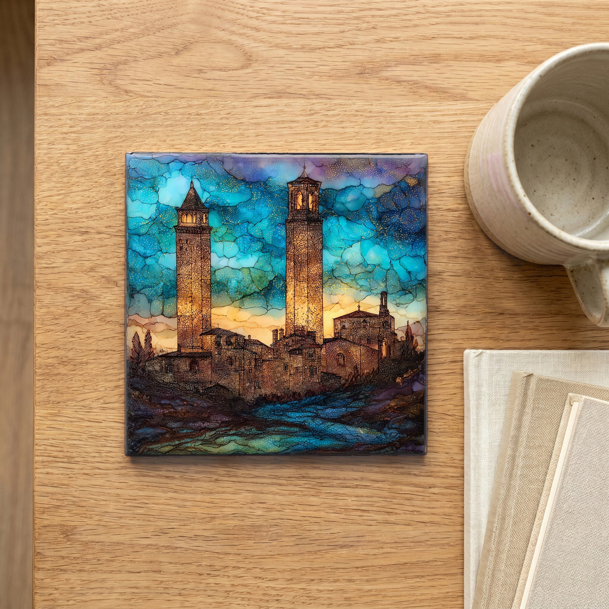 Two Towers of Bologna — scale
