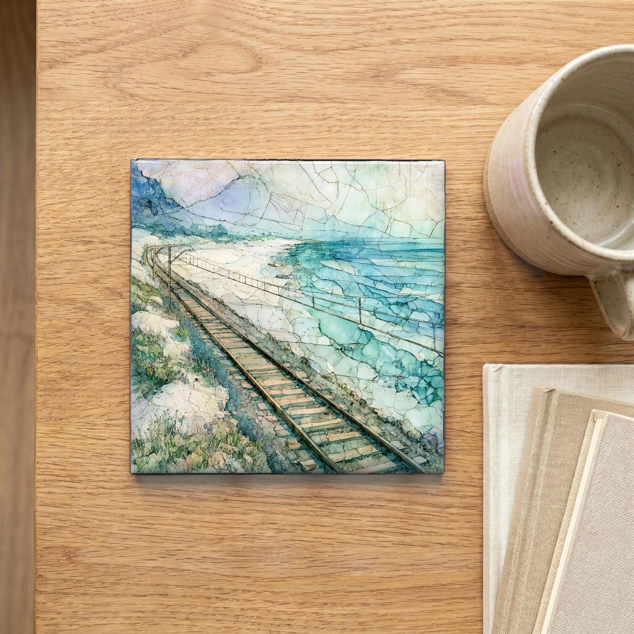 a False Bay beach of white — scale