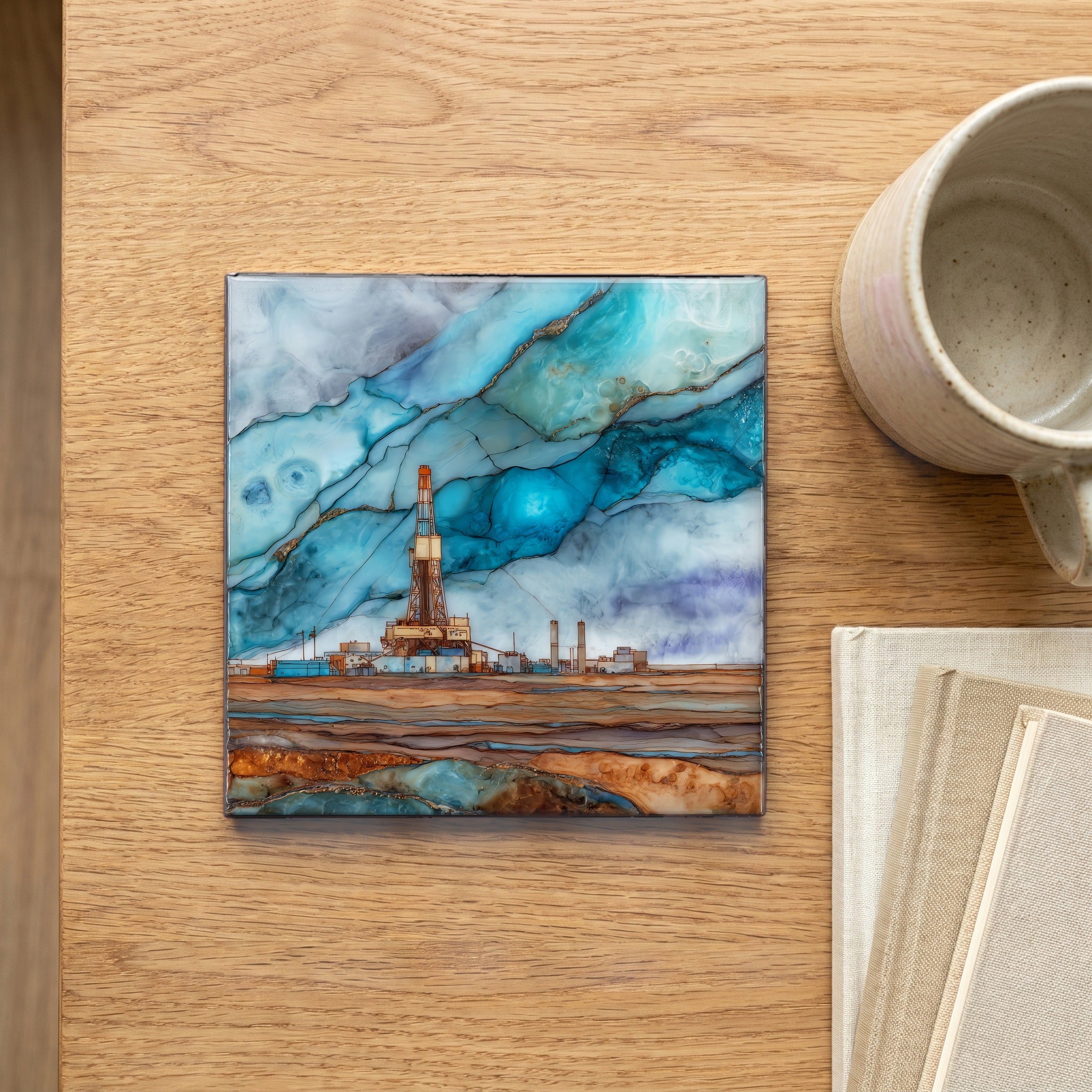 Prudhoe Bay oil field — scale