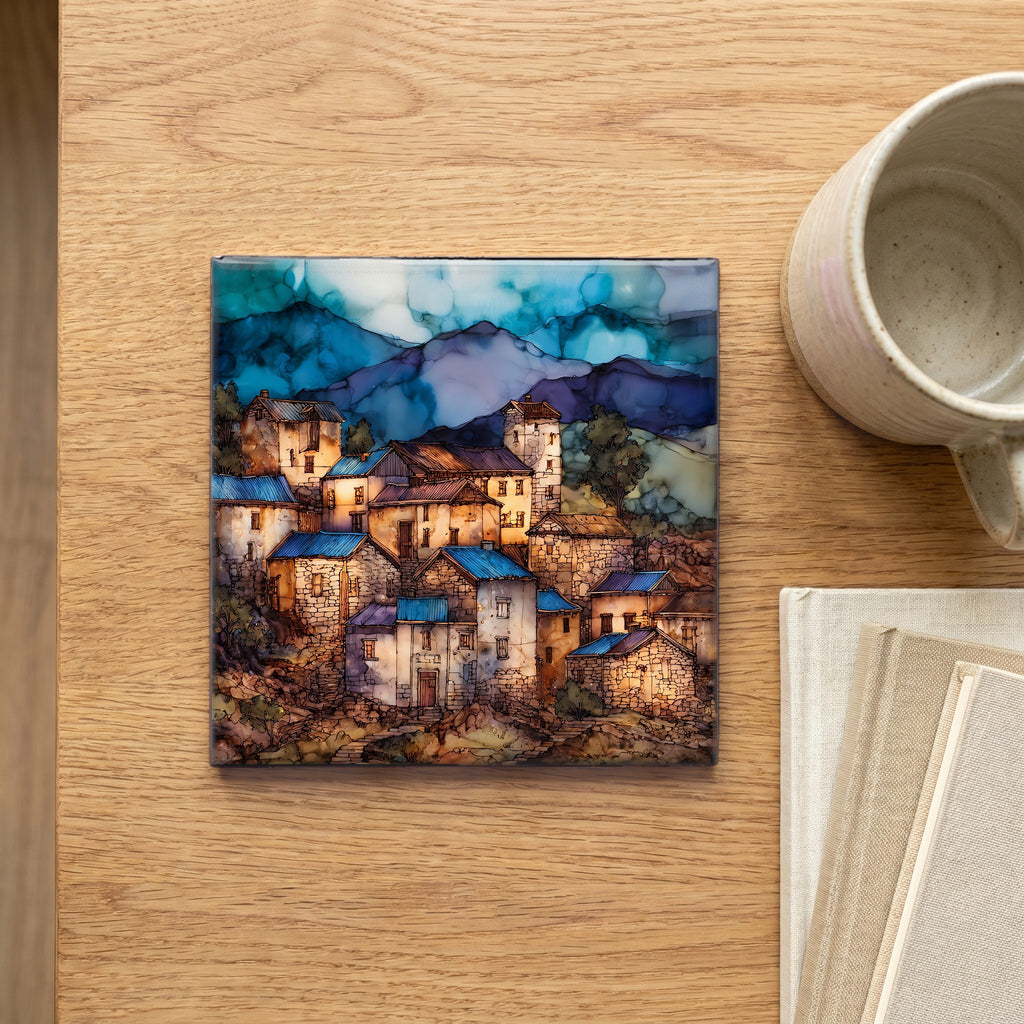 Truchas village — scale