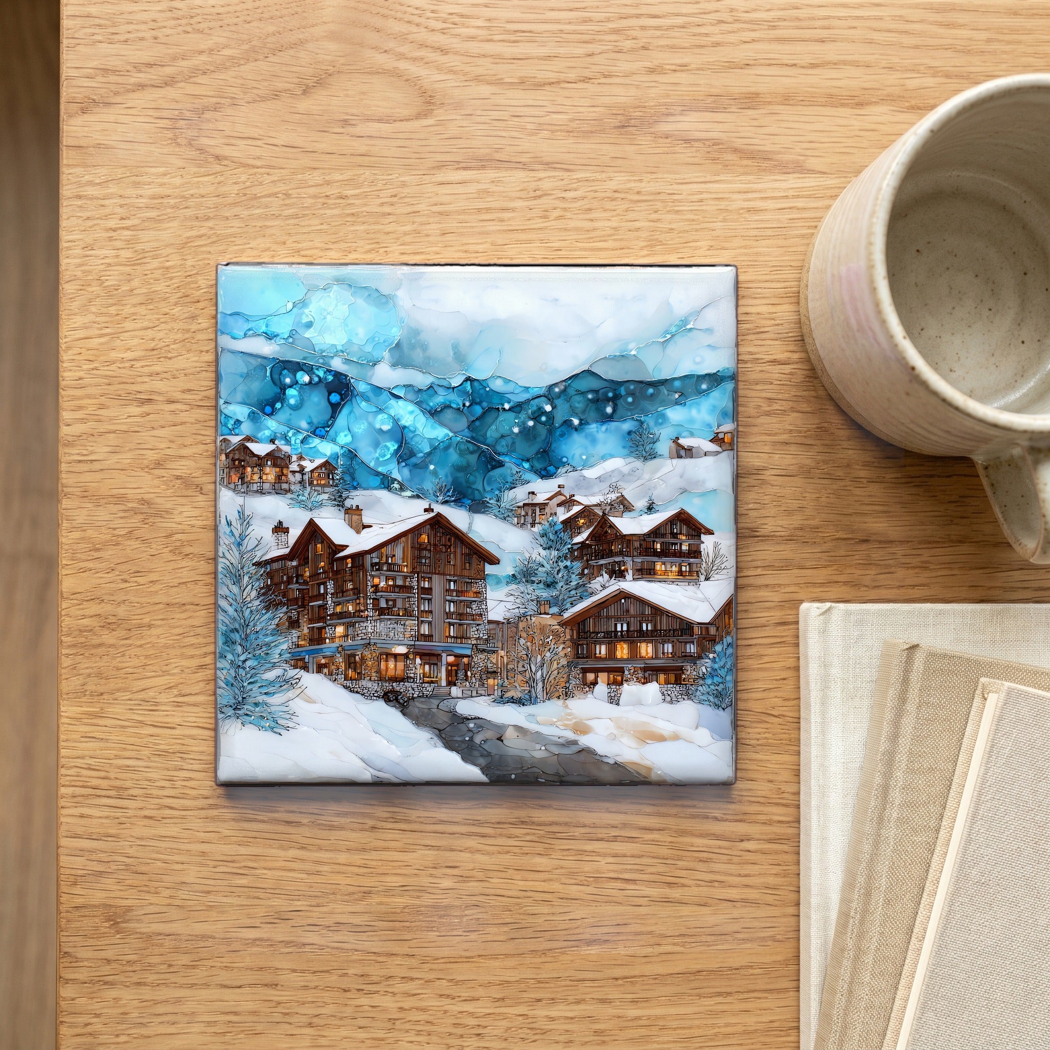 Megeve Alpine Village — scale