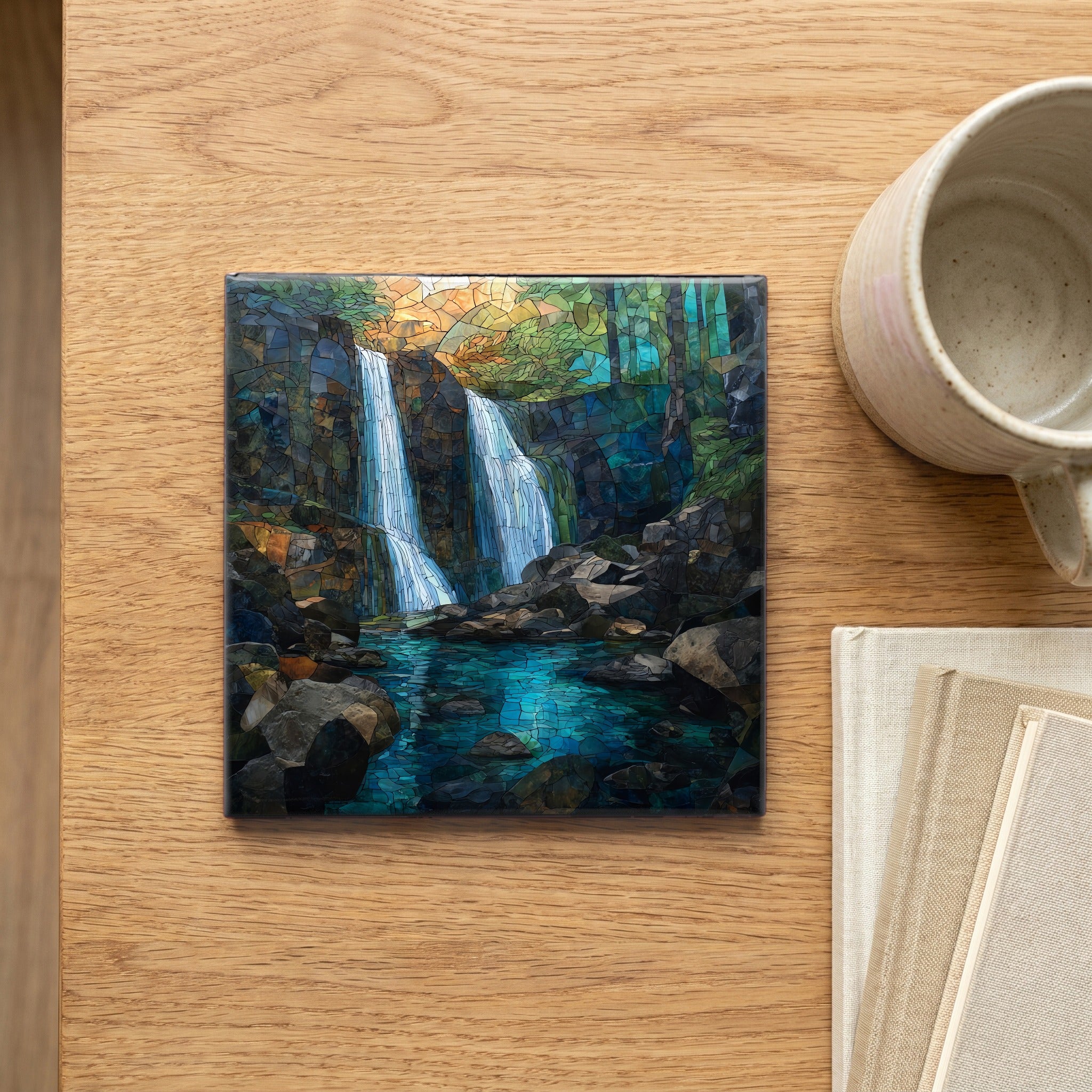 Dark Hollow Falls in — scale