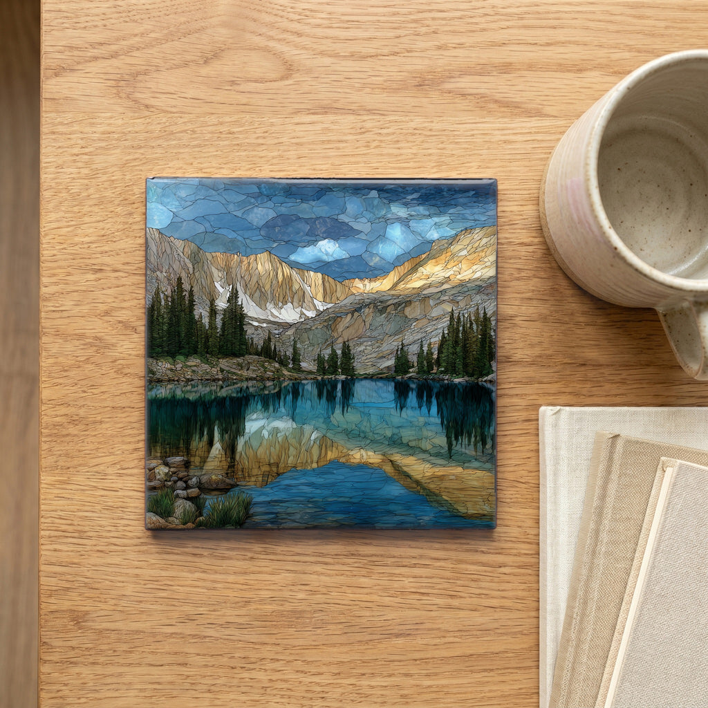Mirror Lake on the Snowy Range — scale