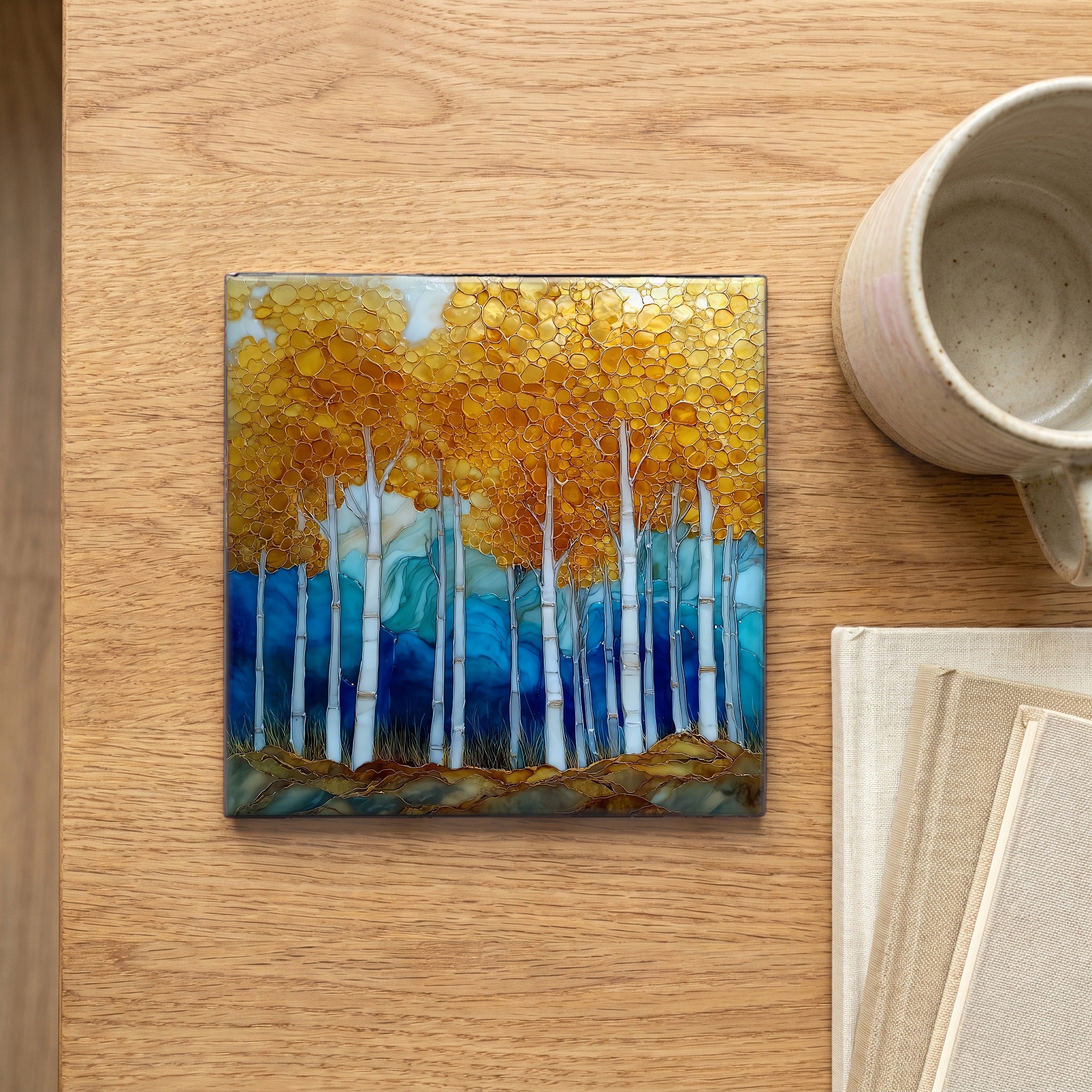 an aspen grove — scale