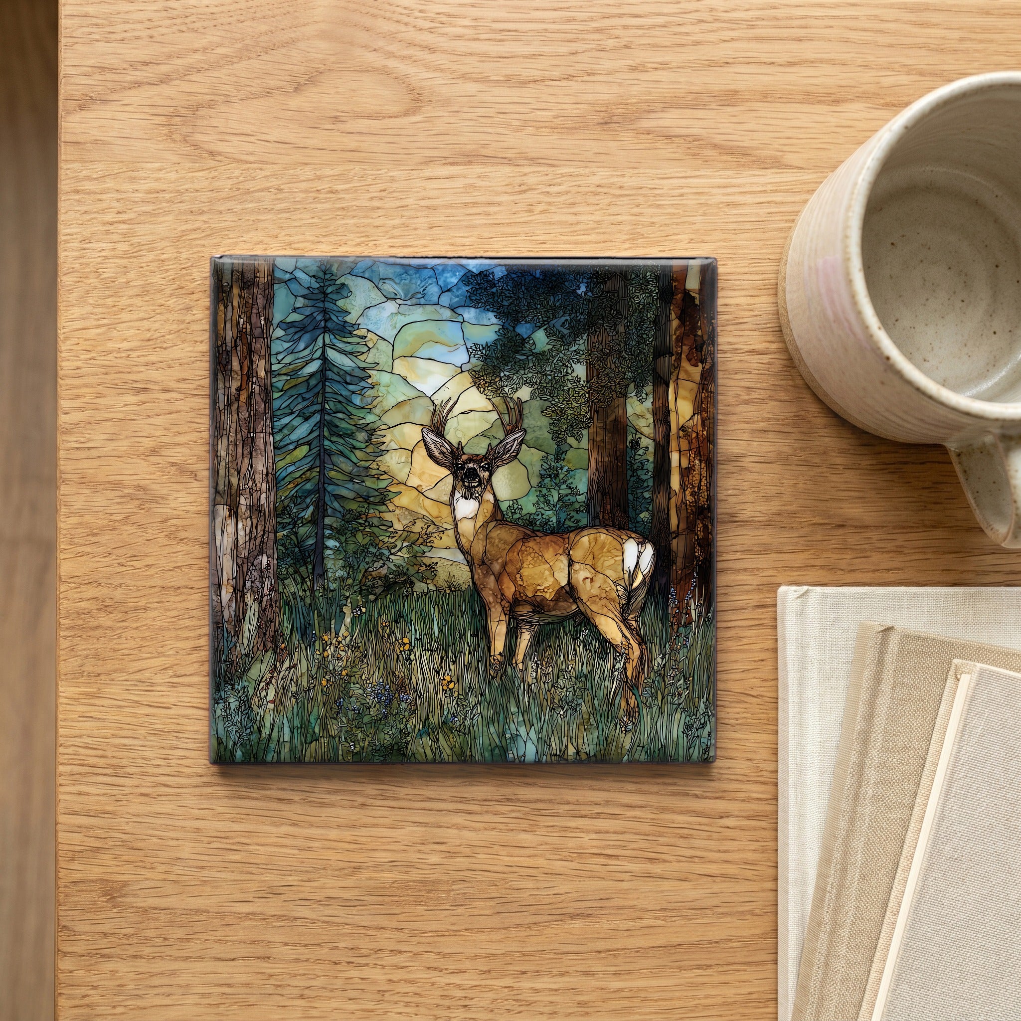 a mule deer — scale