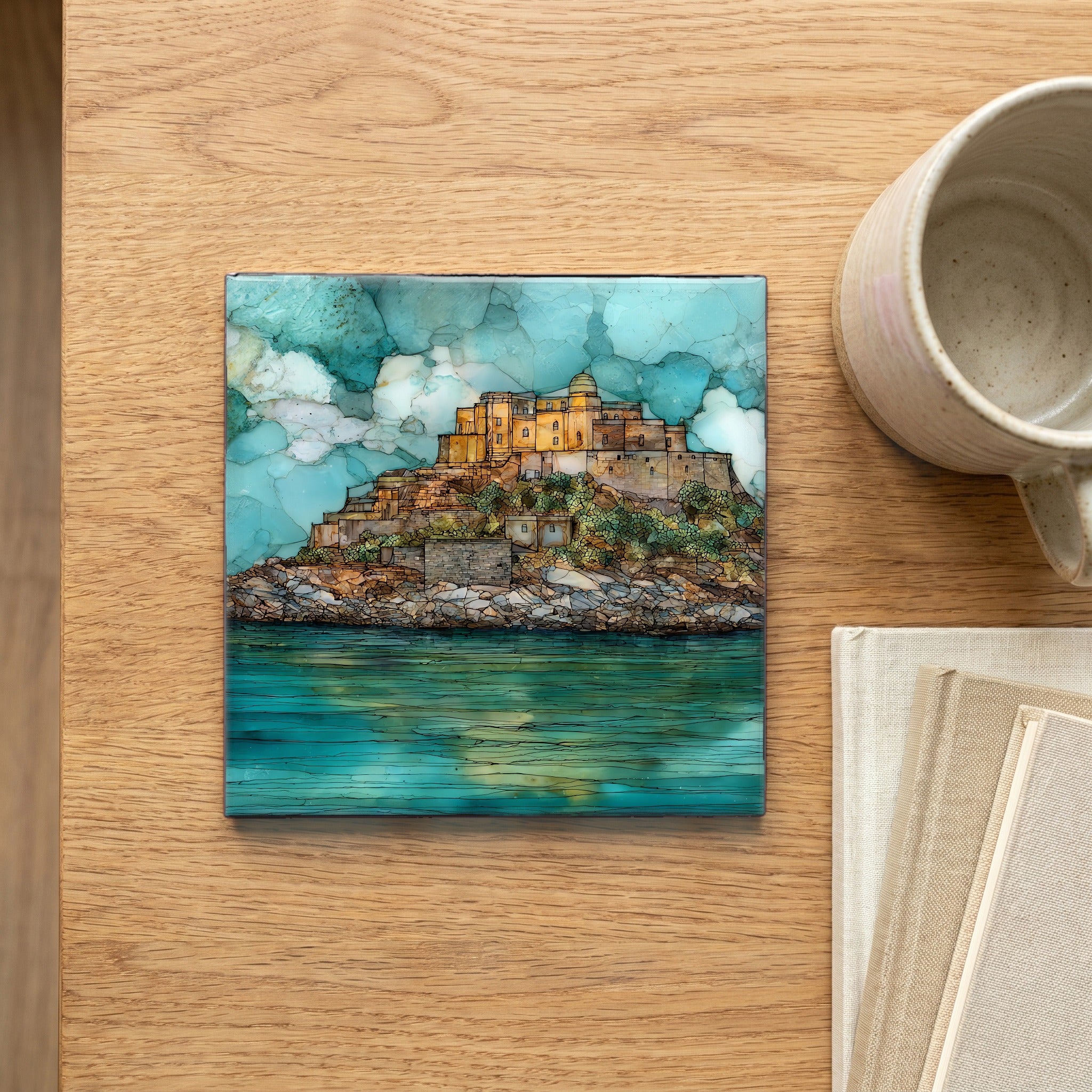 Spinalonga Fortress — scale