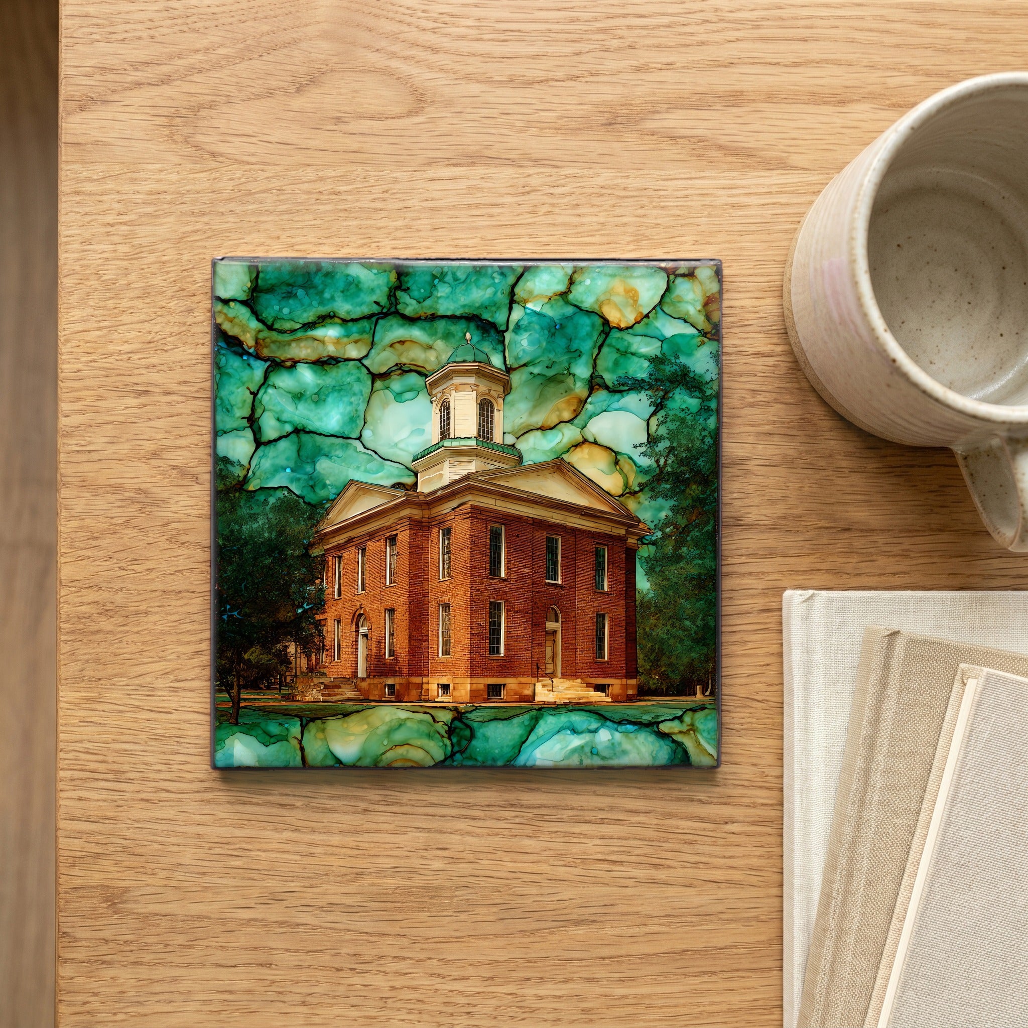 the Cherokee National Capitol — scale