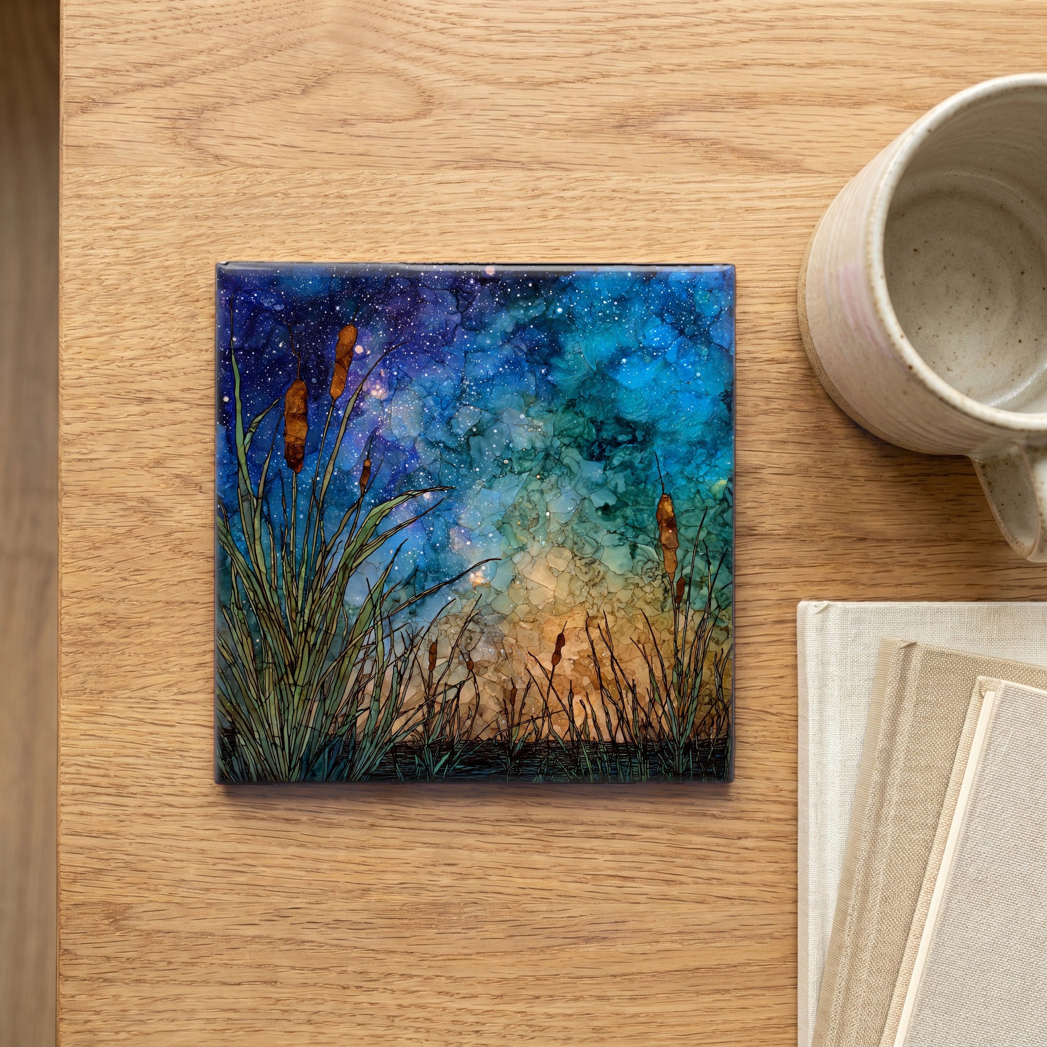 the Tallgrass Prairie under the Milky — scale