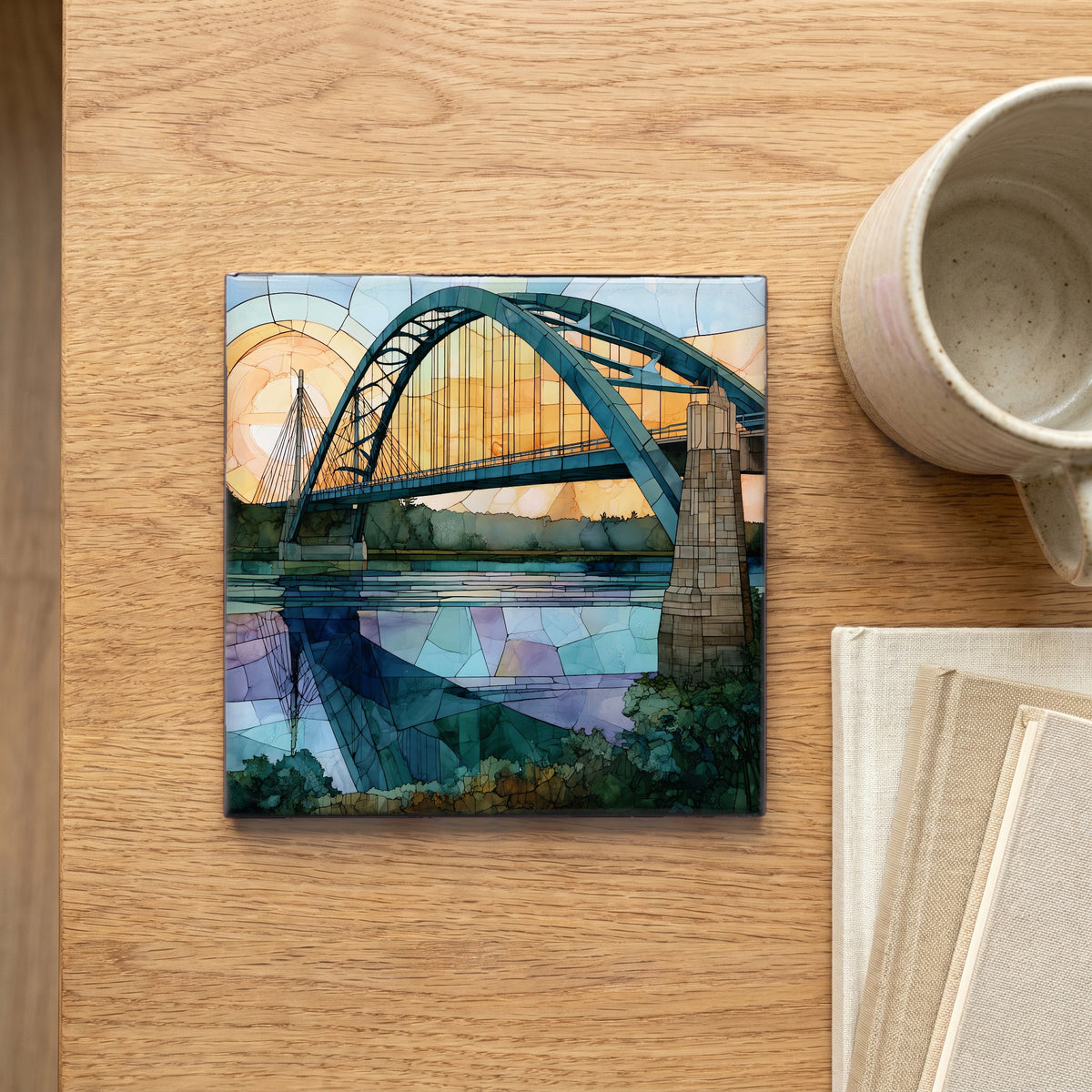 the Sorlie Memorial Bridge — scale