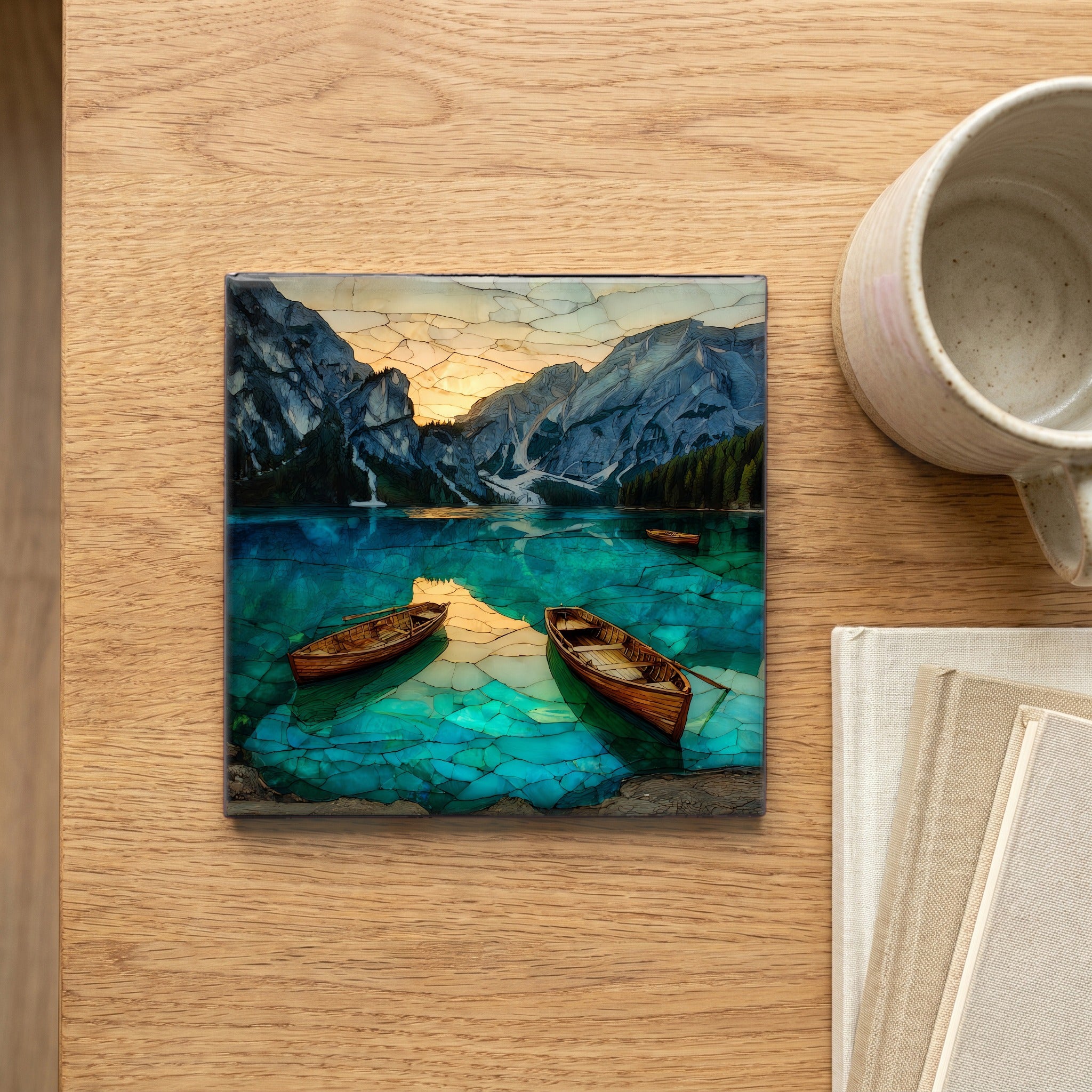 Lago di Braies — scale