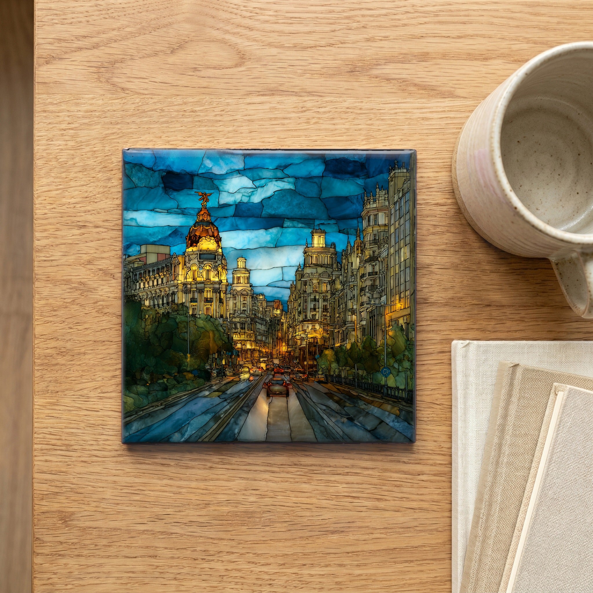 Gran Via Boulevard Skyline — scale