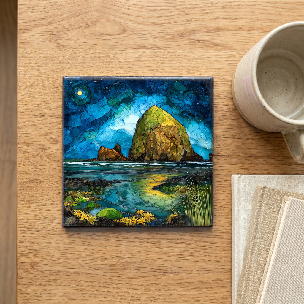 Haystack Rock — scale