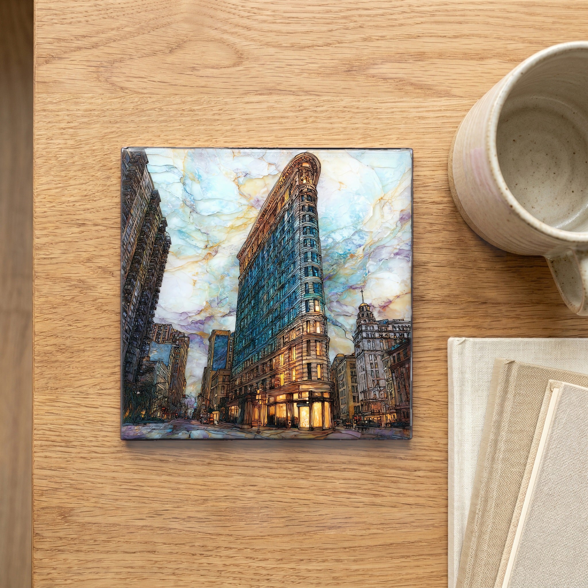 the Flatiron Building wedged — scale