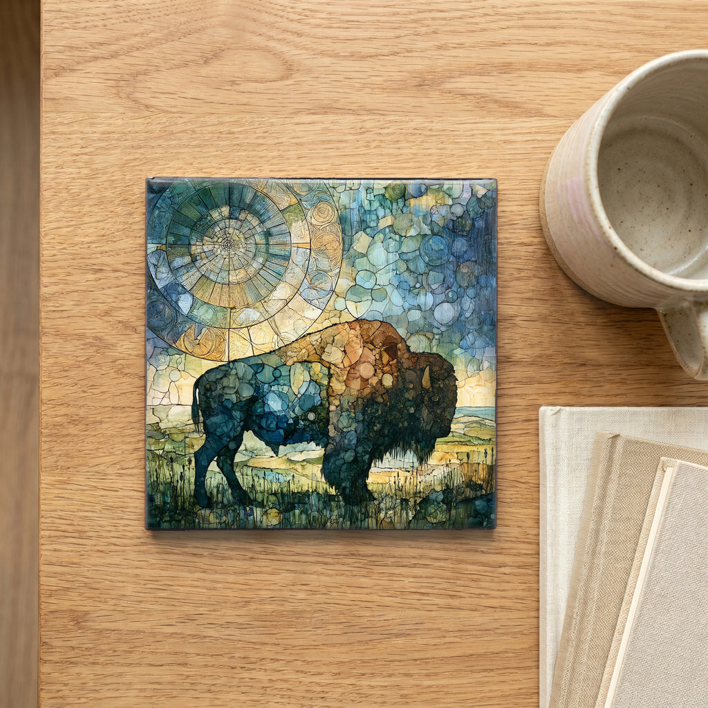 the World's Largest Buffalo — scale