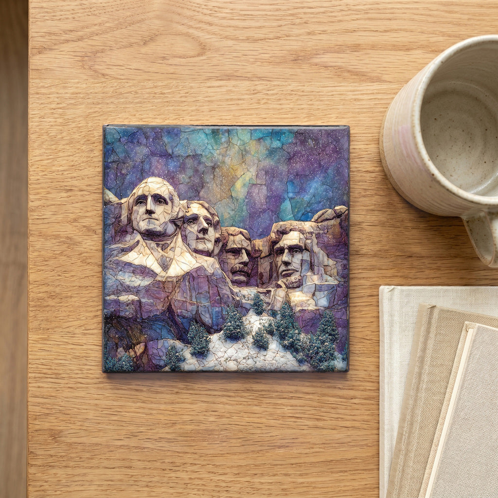 Mount Rushmore winter snow — scale