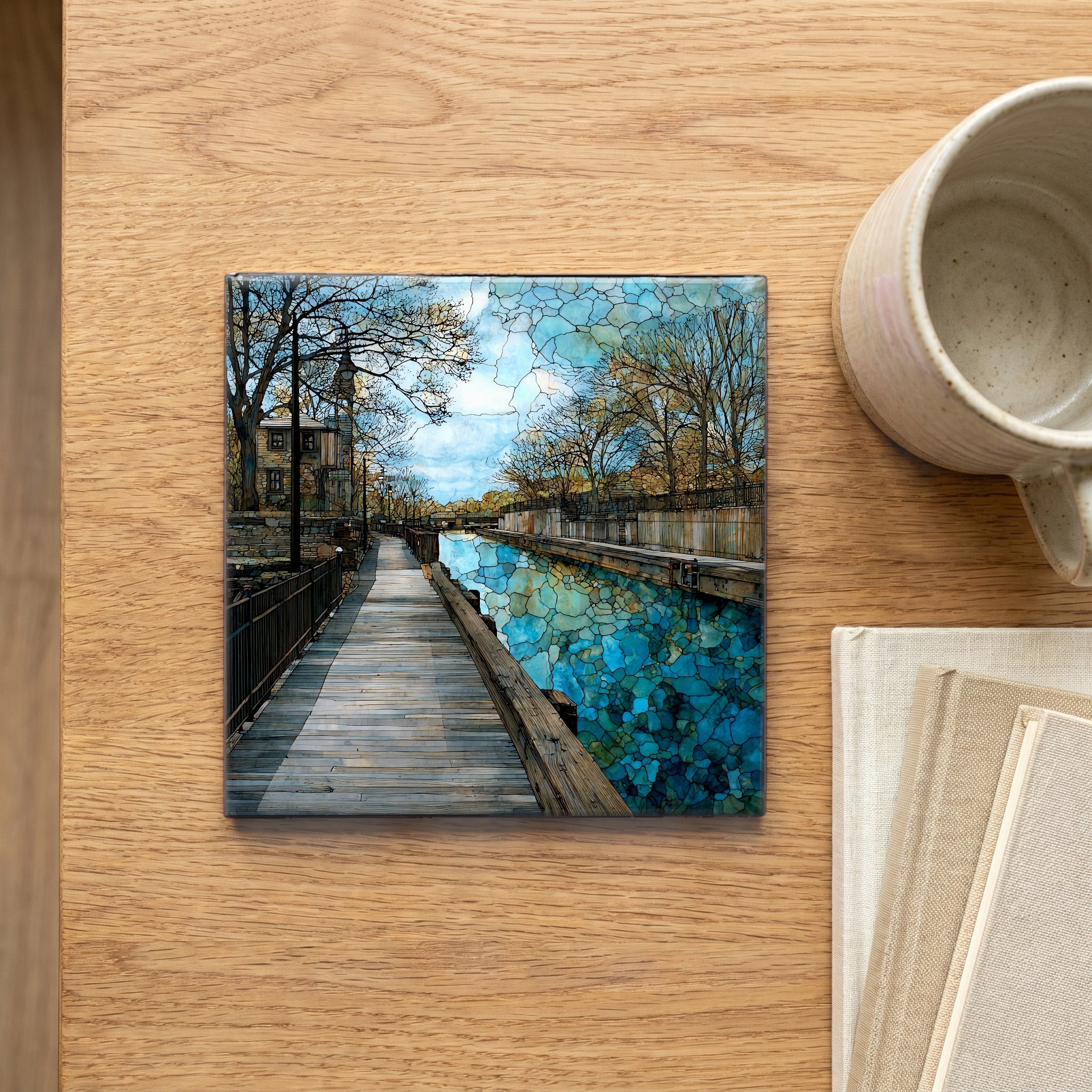 Richmond Canal Walk in — scale
