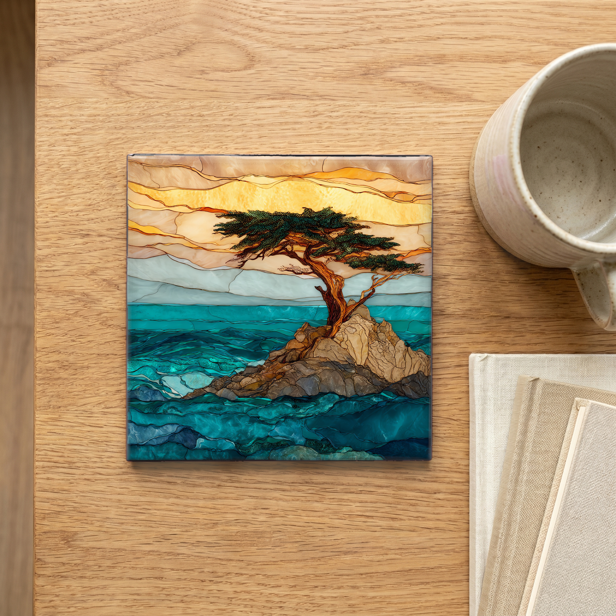 Lone Cypress — scale