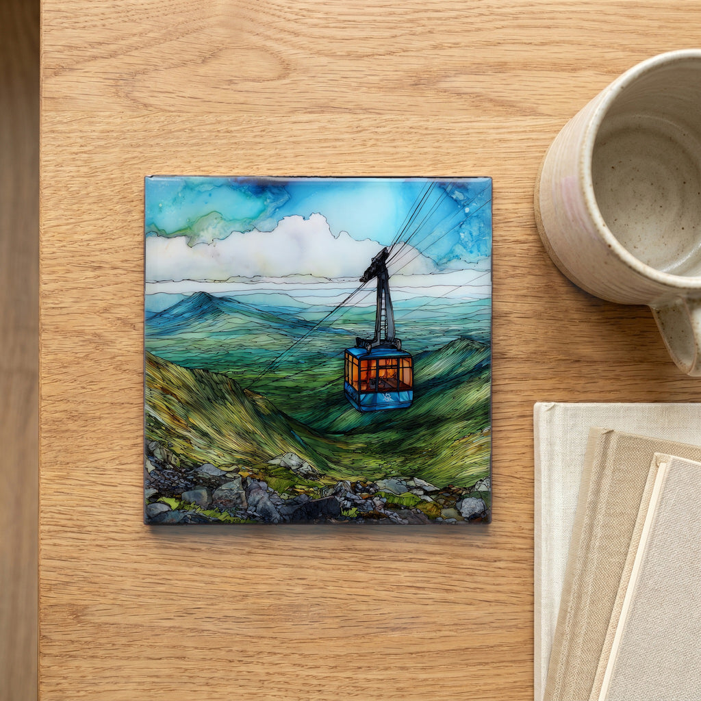 the Killington Skyride gondola — scale