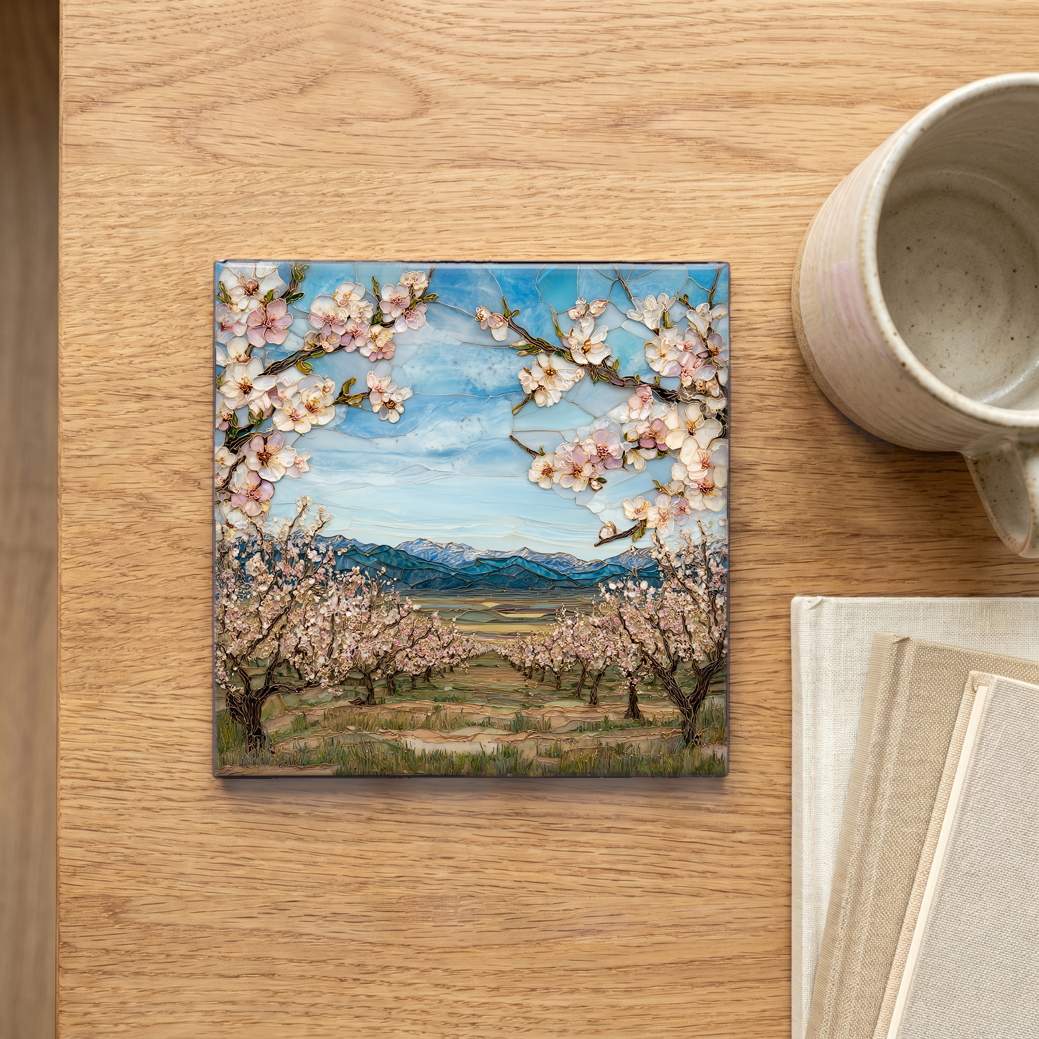 Central Valley Almond Bloom — scale