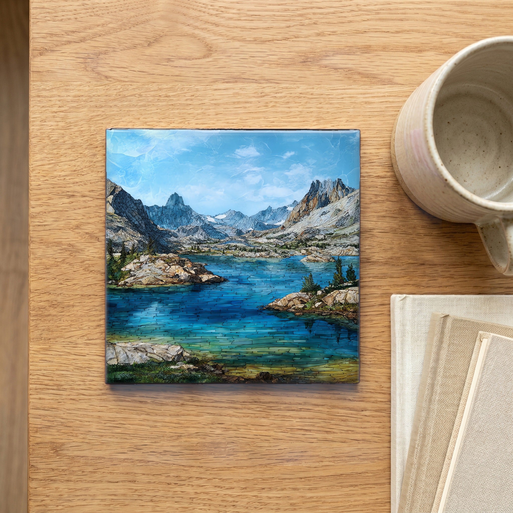 Island Lake below Titcomb Basin in — scale