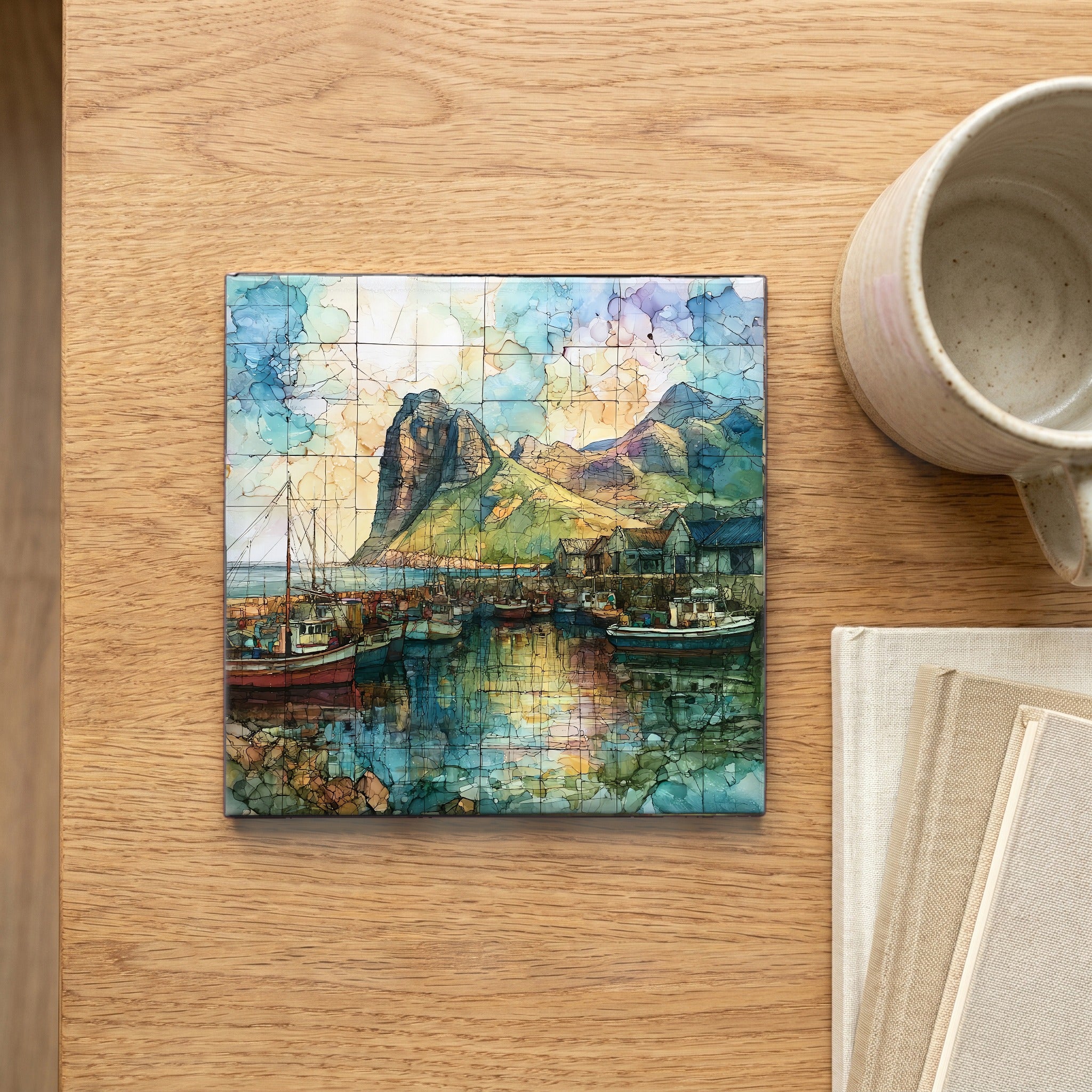 Hout Bay fishing harbour — scale