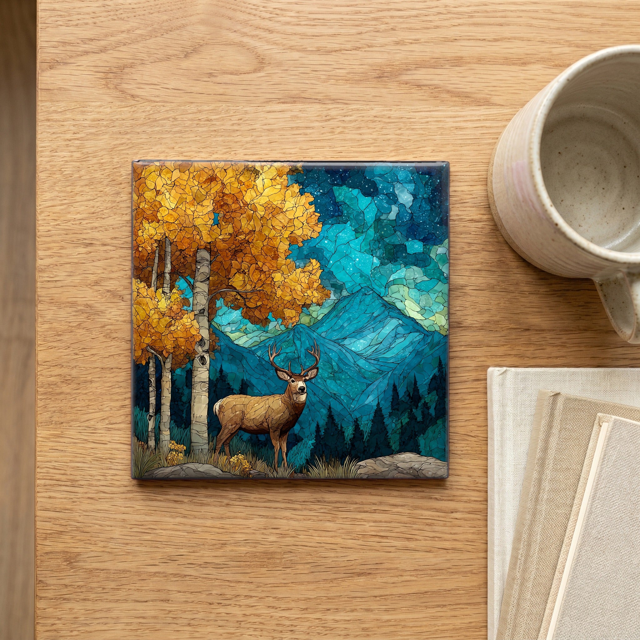 a mule deer among — scale
