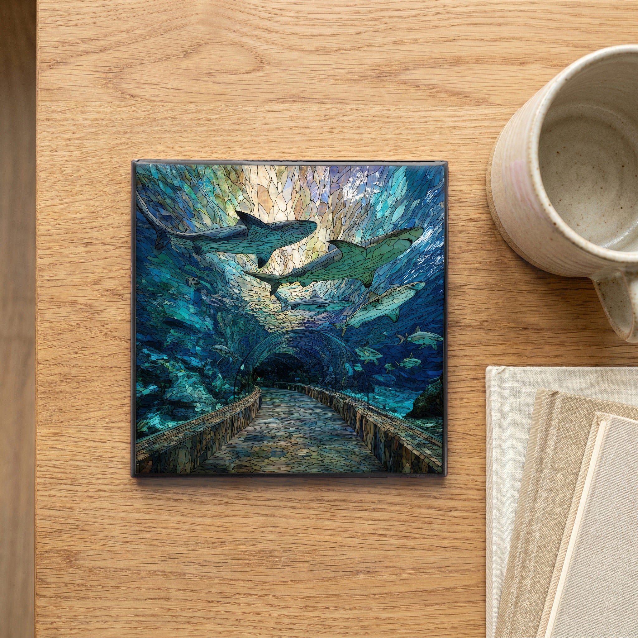 the Adventure Aquarium in — scale
